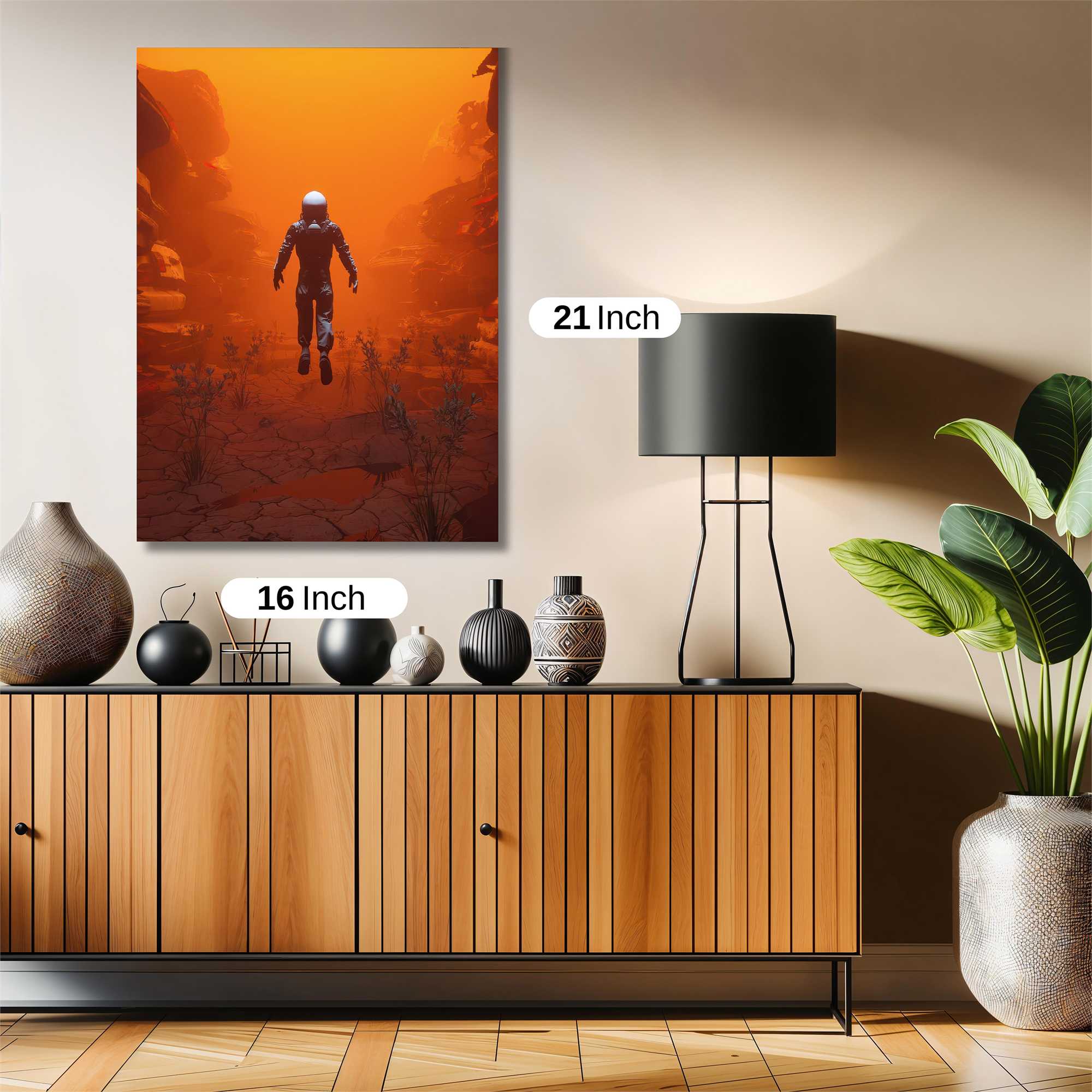 Astronaut Adrift Safe Wall Magnetic / M