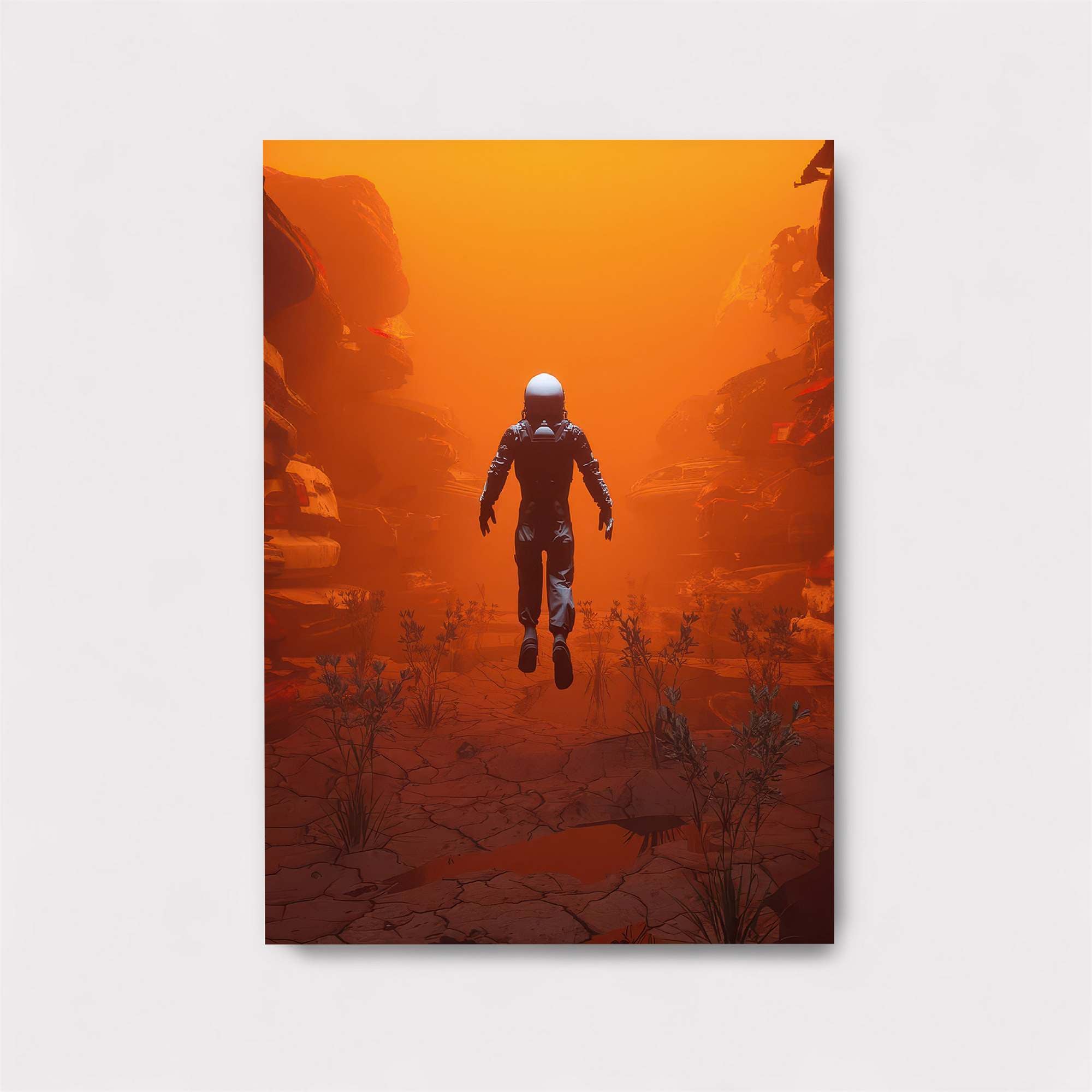 Astronaut Adrift Safe Wall Magnetic / M