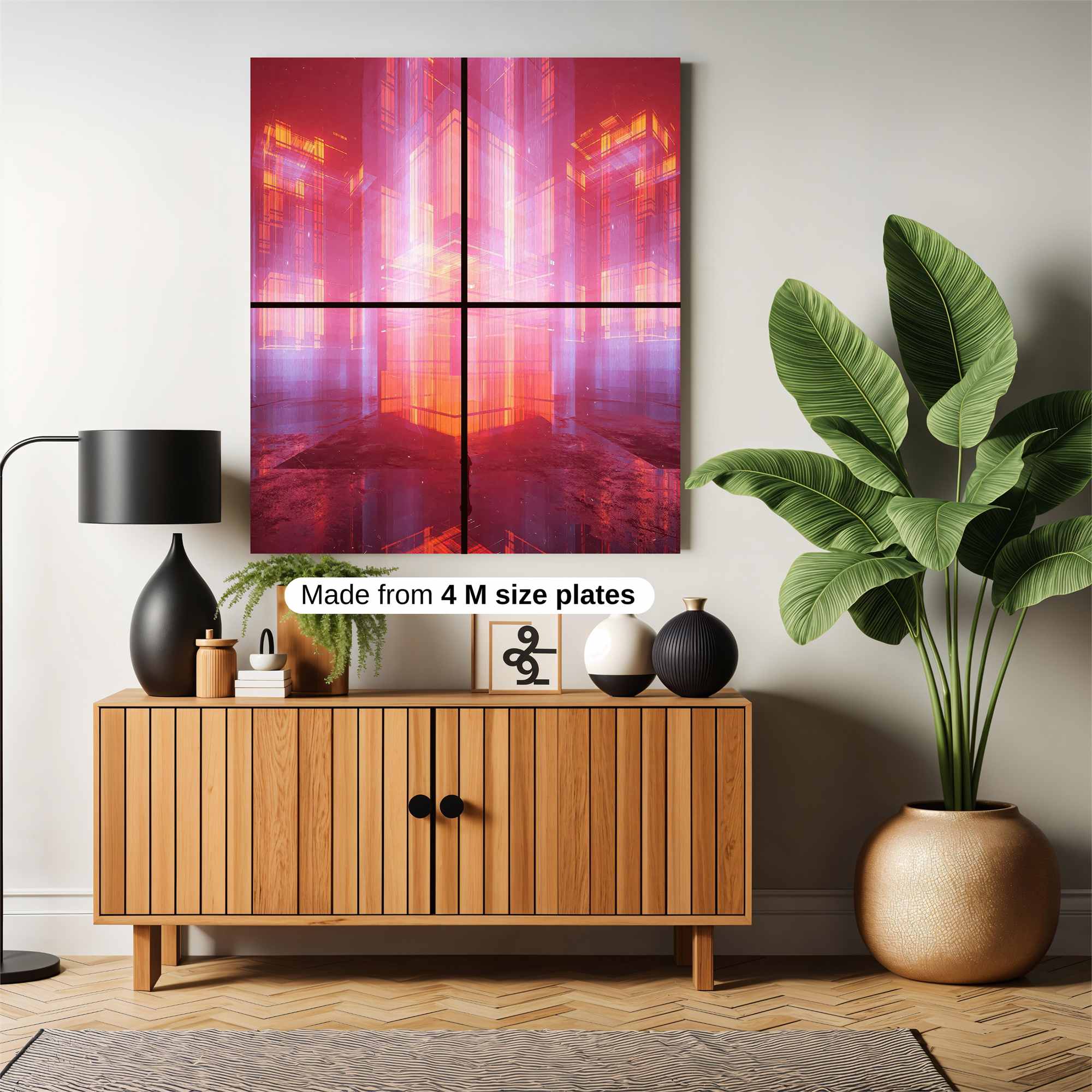 Neon Serenity Safe Wall Magnetic / M