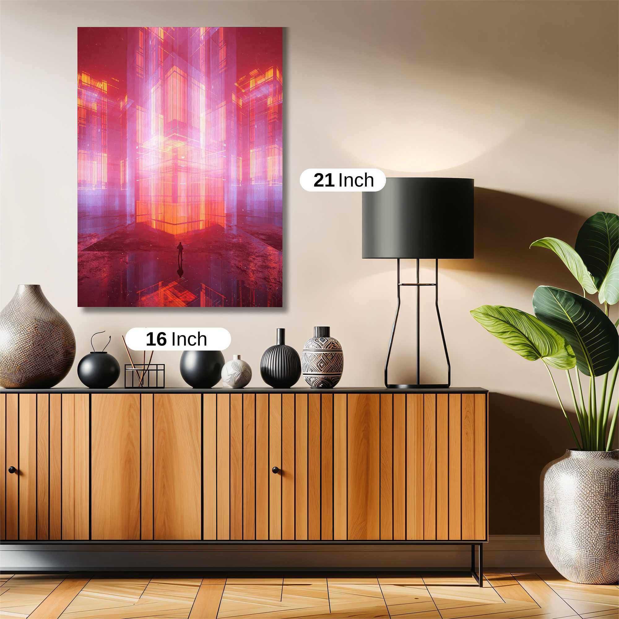 Neon Serenity Safe Wall Magnetic / M