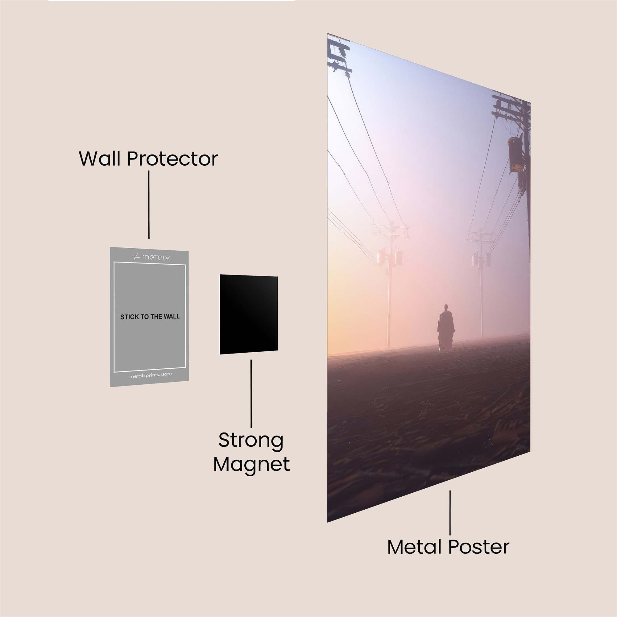 Figure Dreamy Safe Wall Magnetic / M