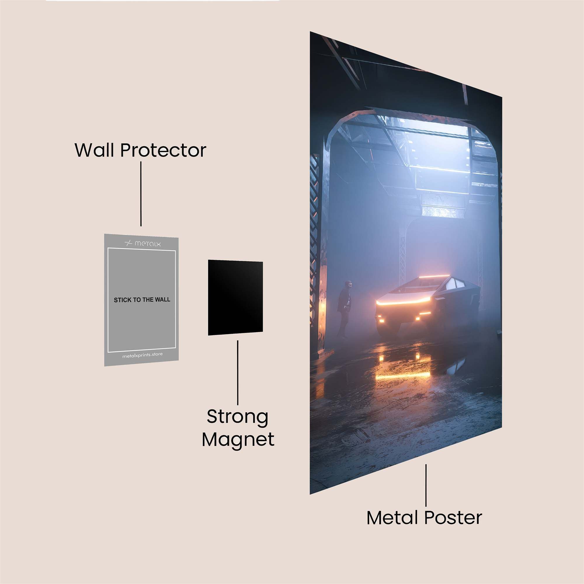 Tesla Enigma Safe Wall Magnetic / M