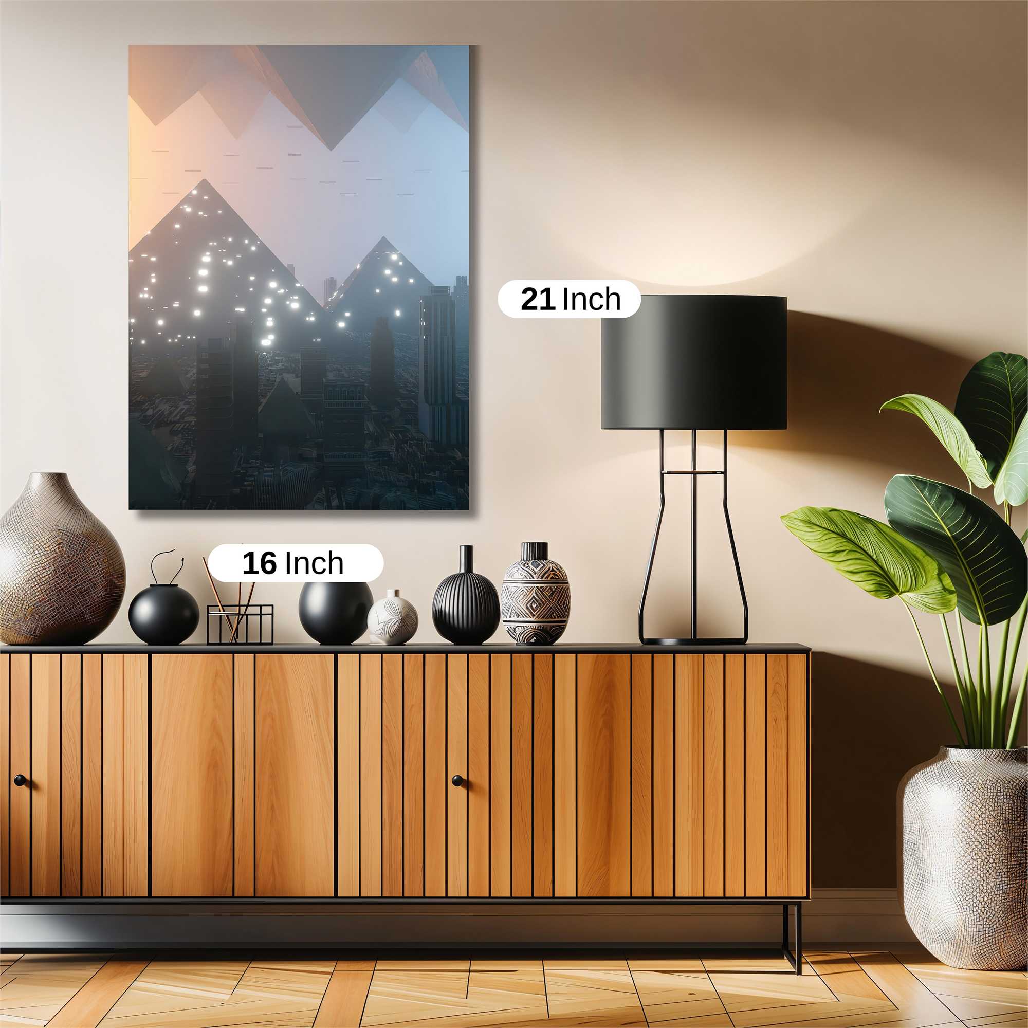 Pyramid Serenity Safe Wall Magnetic / M