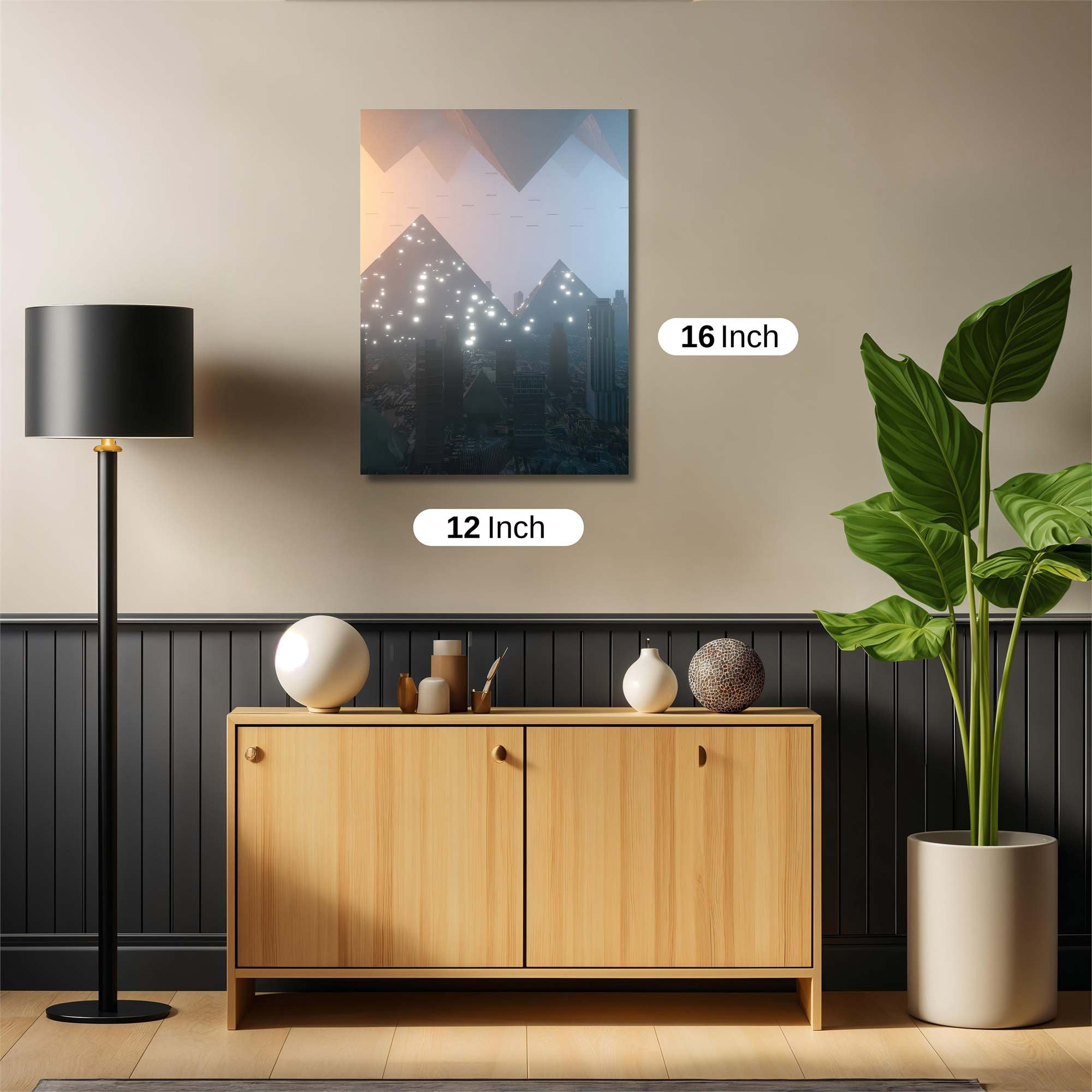 Pyramid Serenity Safe Wall Magnetic / M