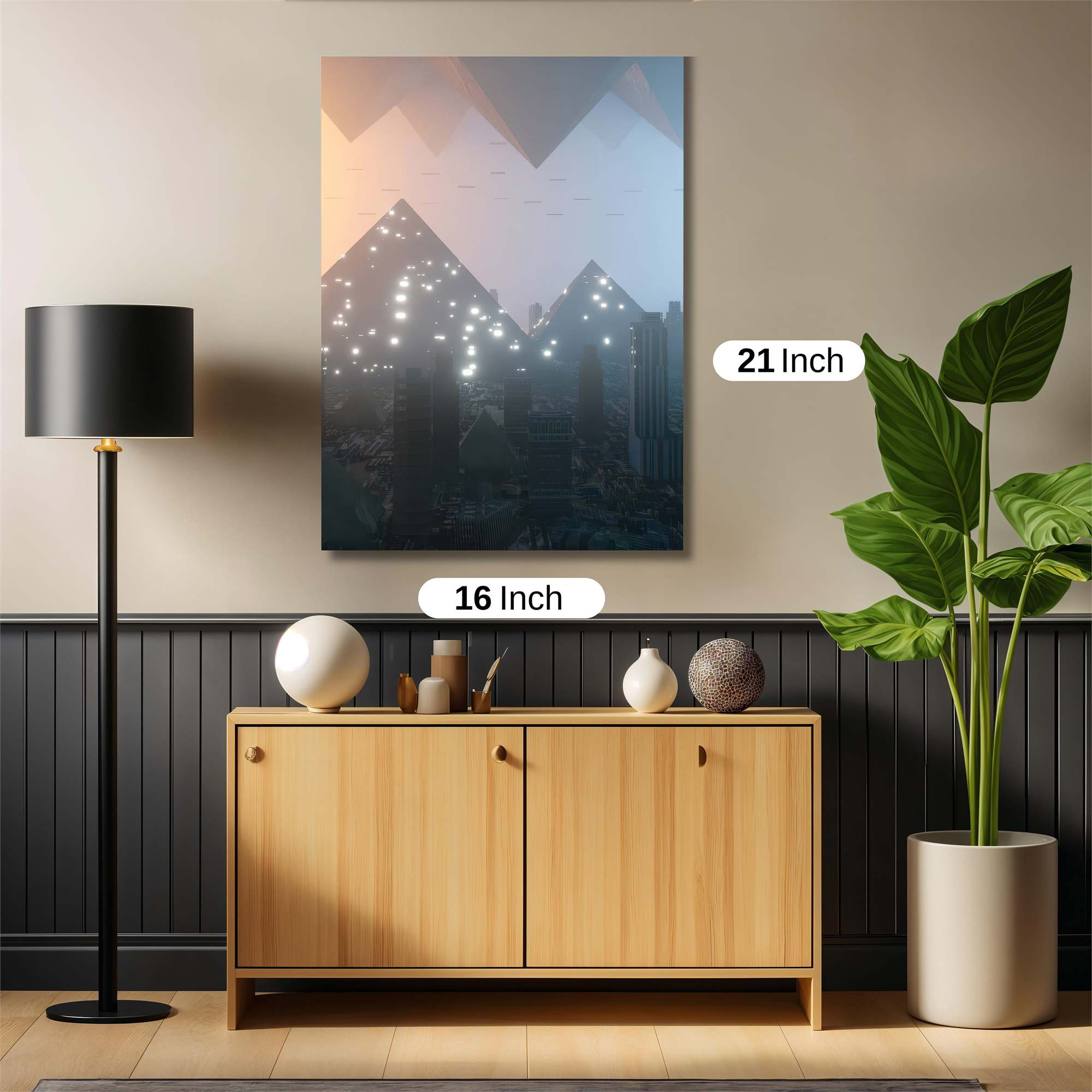 Pyramid Serenity Safe Wall Magnetic / M