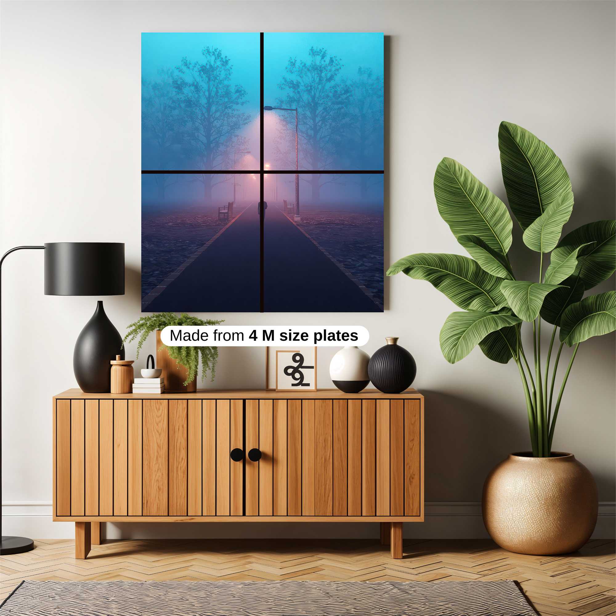 Foggy Solitude Safe Wall Magnetic / M