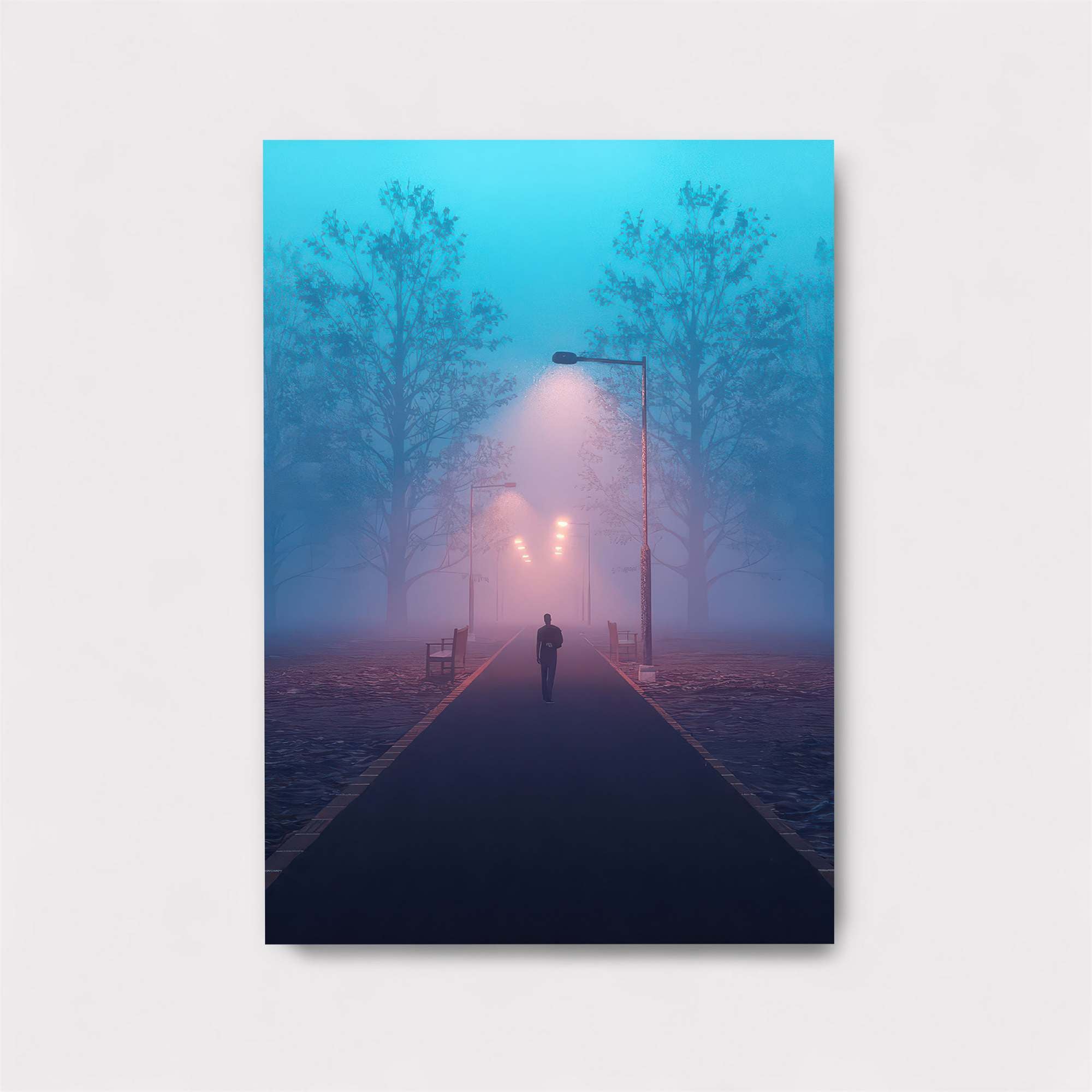 Foggy Solitude Safe Wall Magnetic / M