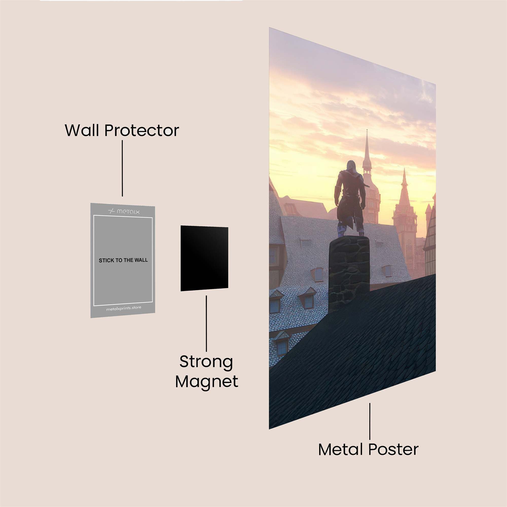 Portal Enigma Safe Wall Magnetic / M