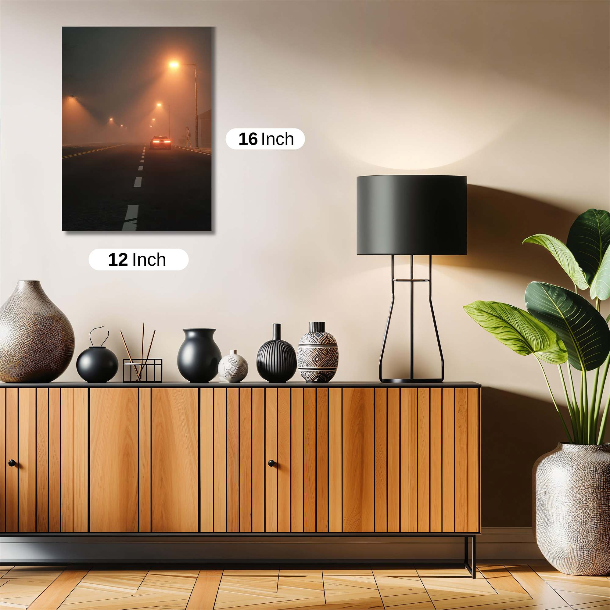 Foggy Solitude Safe Wall Magnetic / M