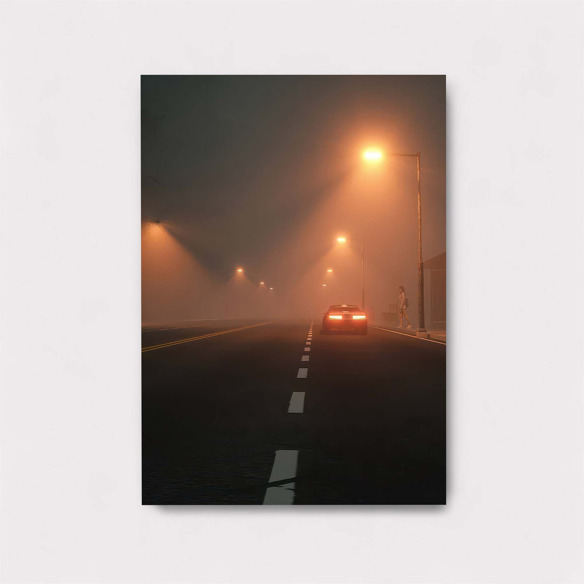 Foggy Solitude Safe Wall Magnetic / M