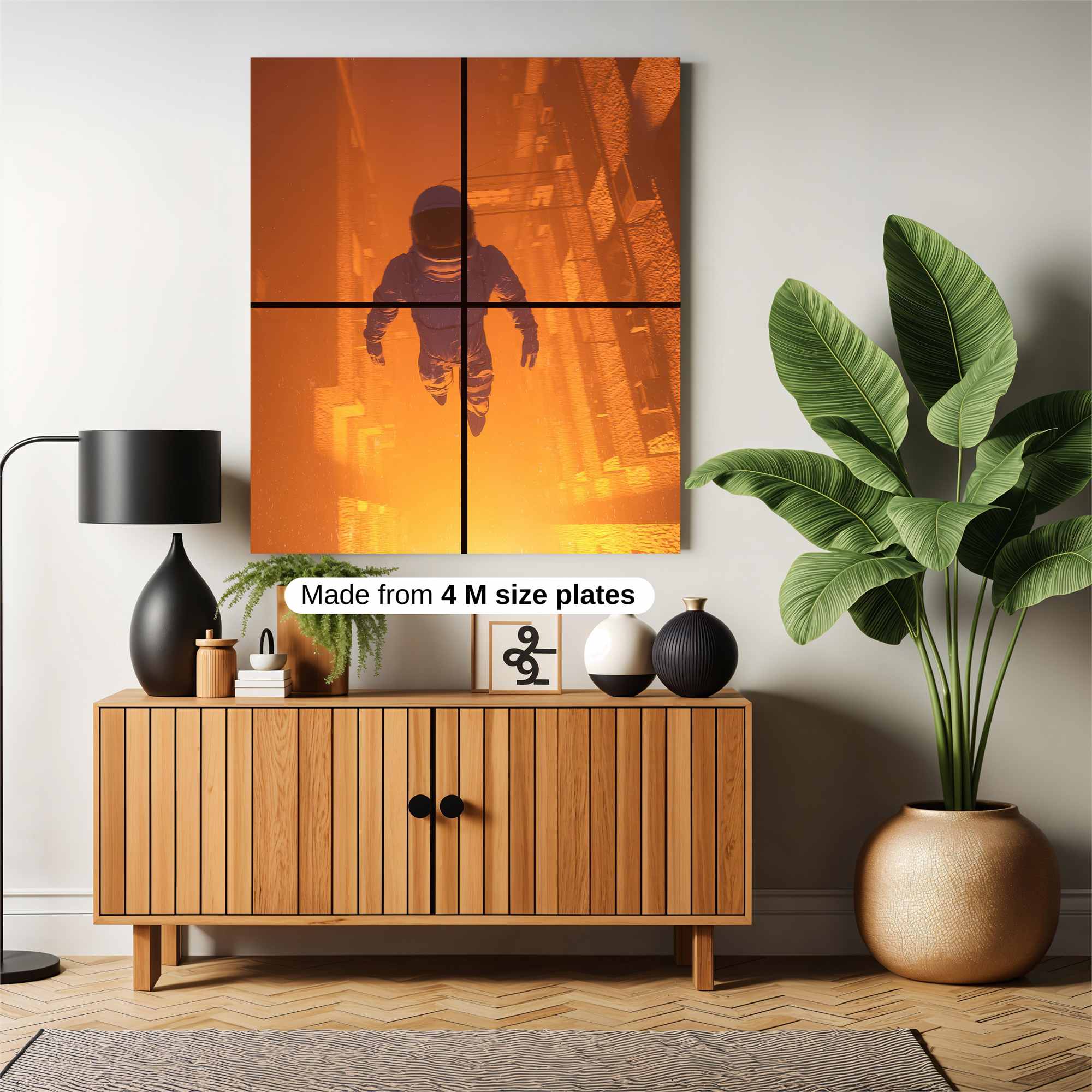 Astronaut Enigma Safe Wall Magnetic / M