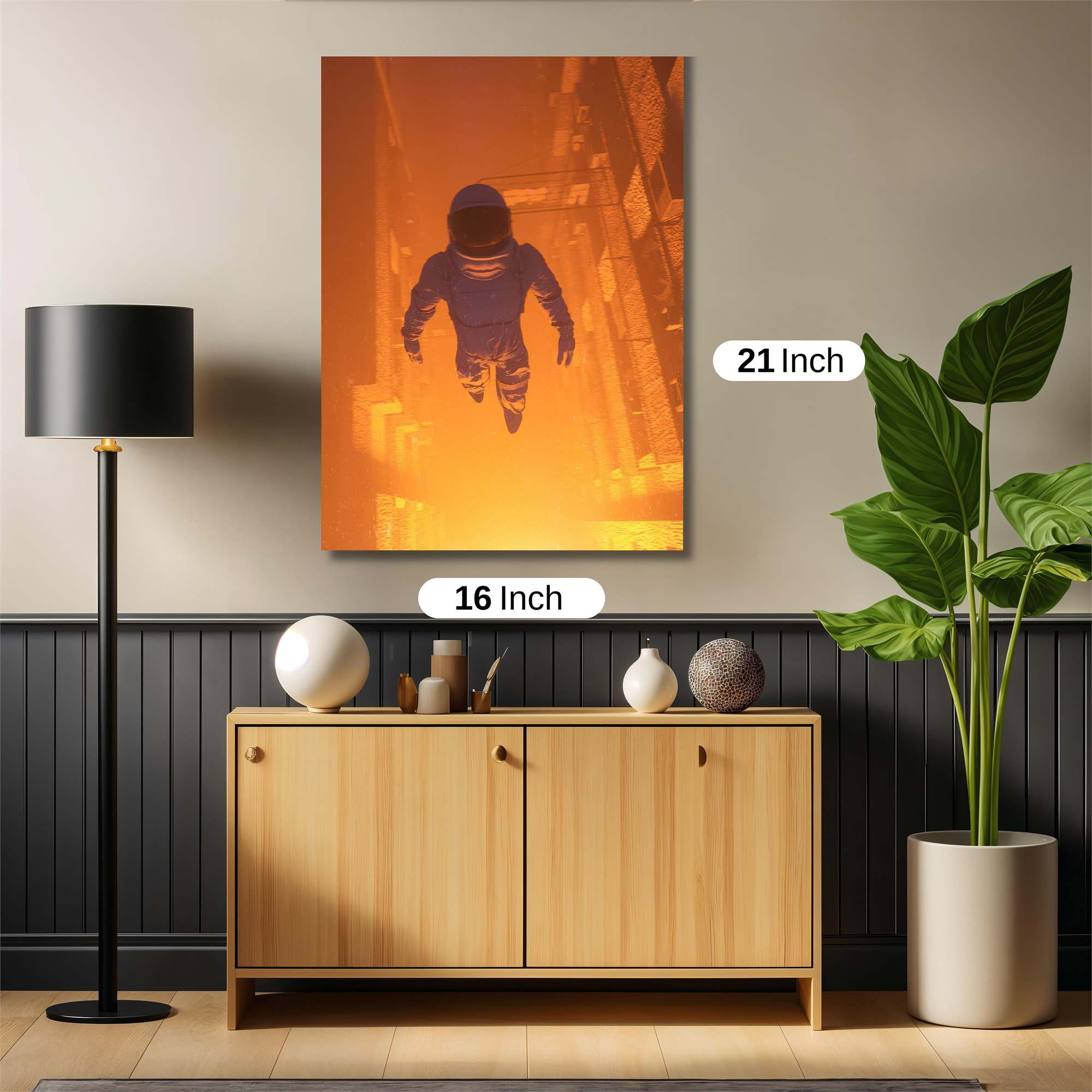 Astronaut Enigma Safe Wall Magnetic / M