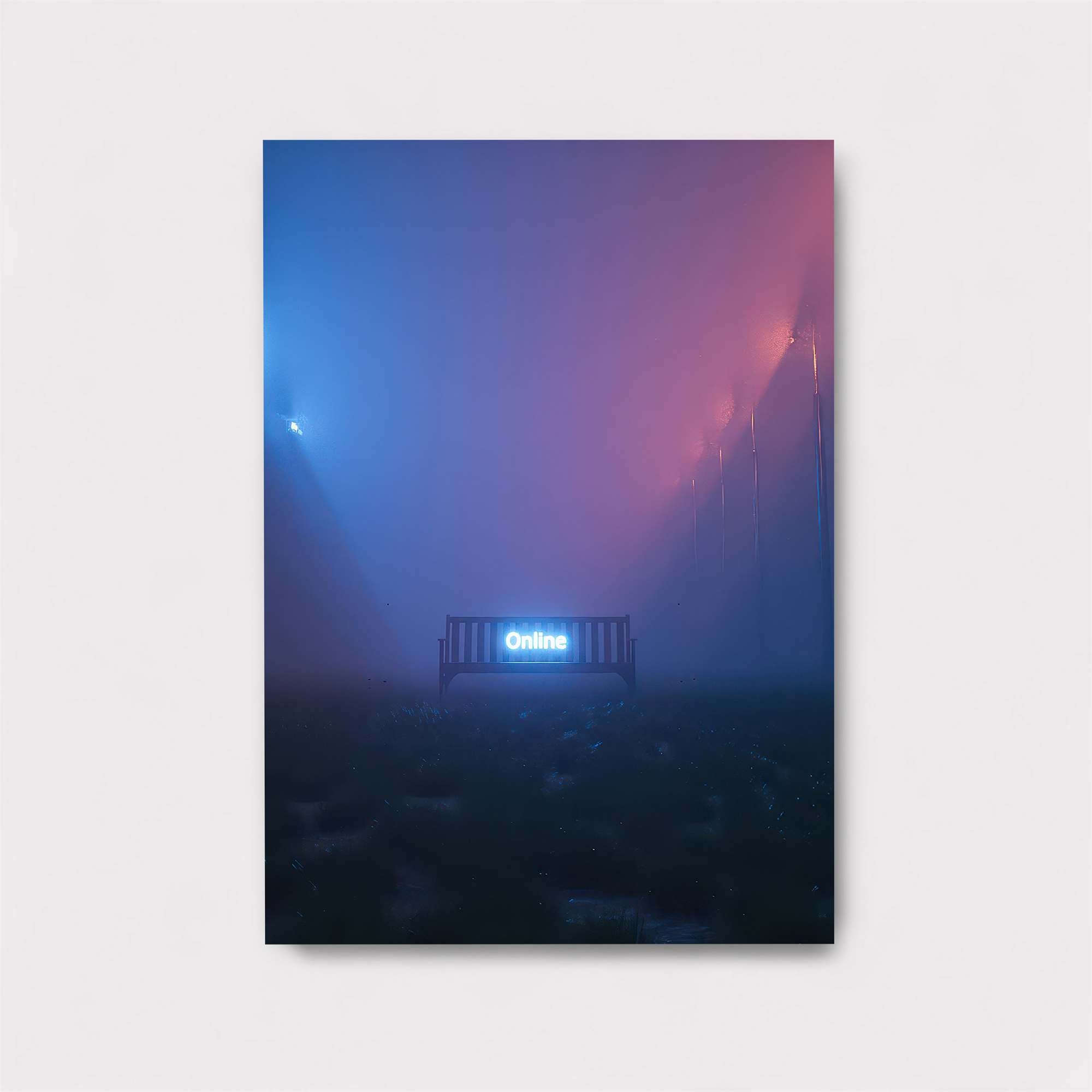 Neon Dreamscape Safe Wall Magnetic / M
