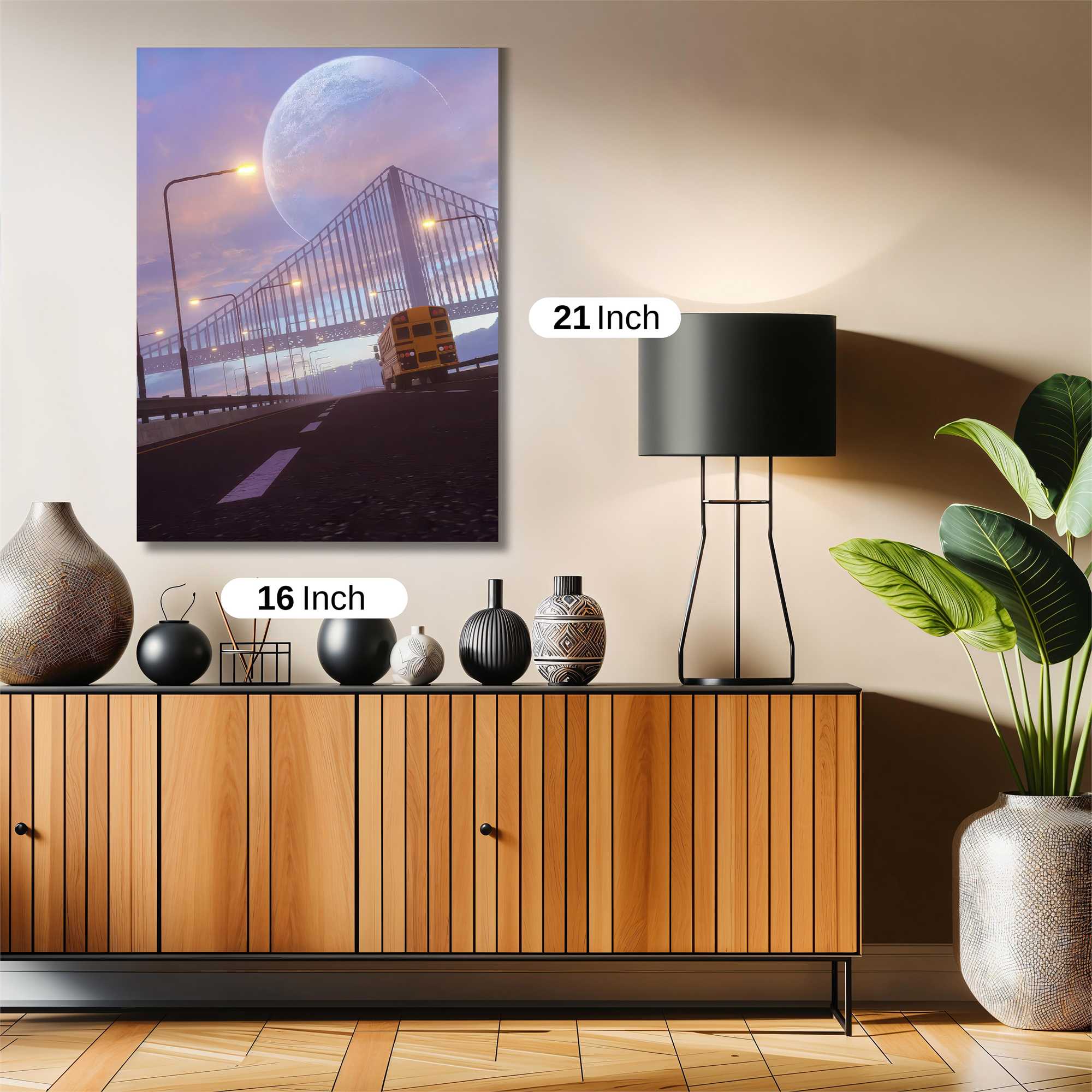 Moonlit Journey Safe Wall Magnetic / M