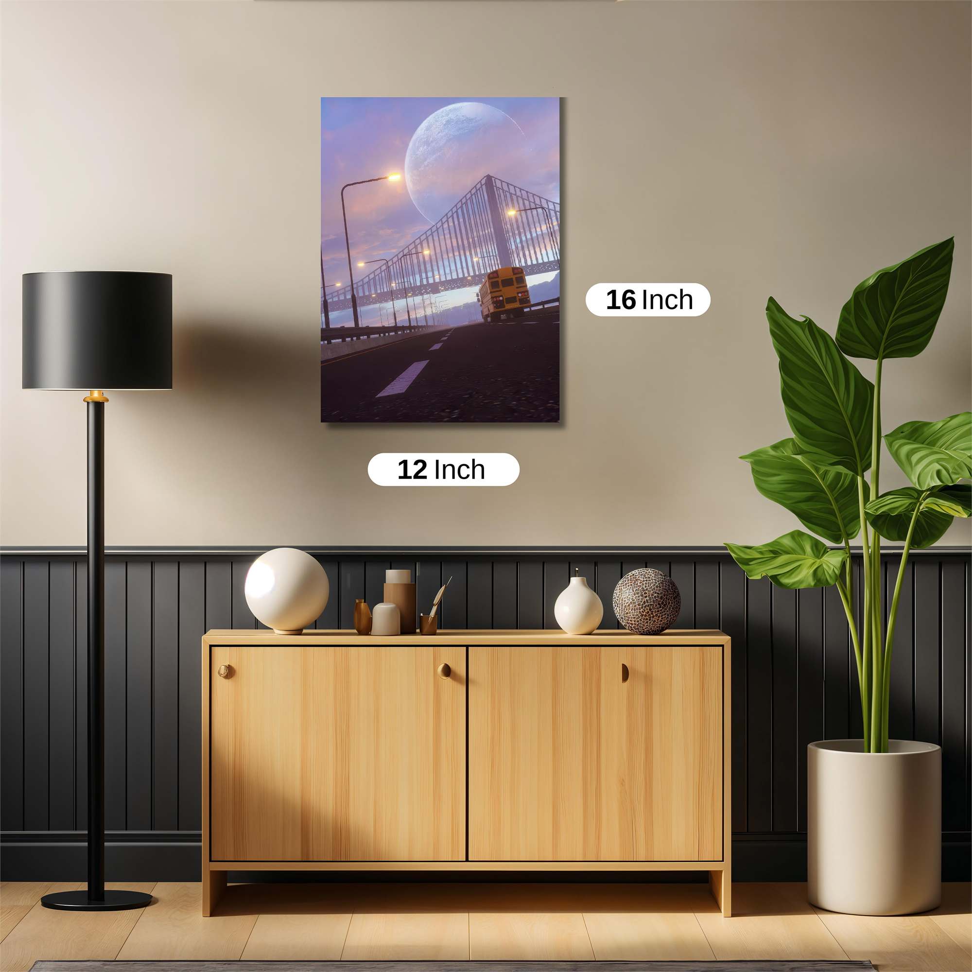 Moonlit Journey Safe Wall Magnetic / M