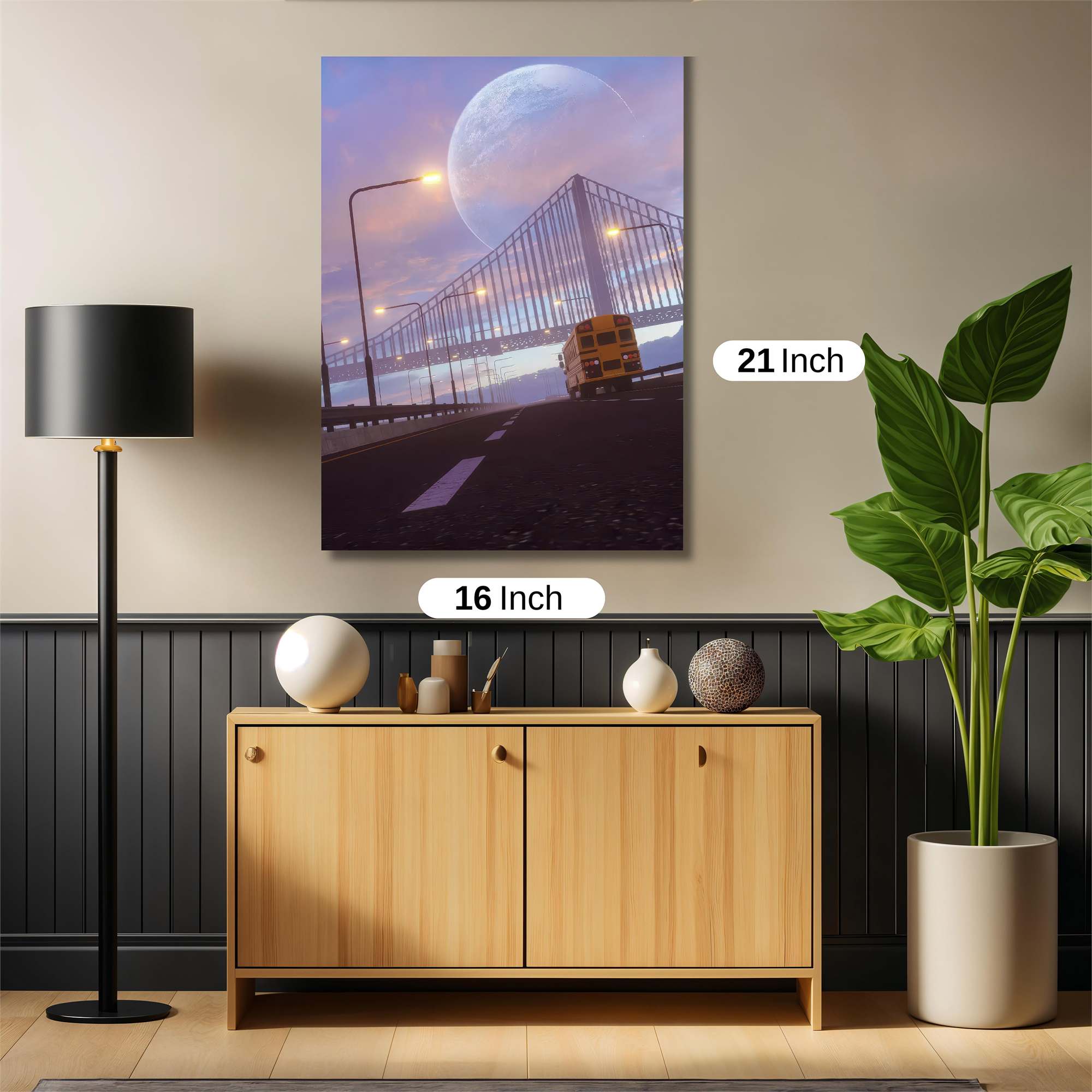 Moonlit Journey Safe Wall Magnetic / M