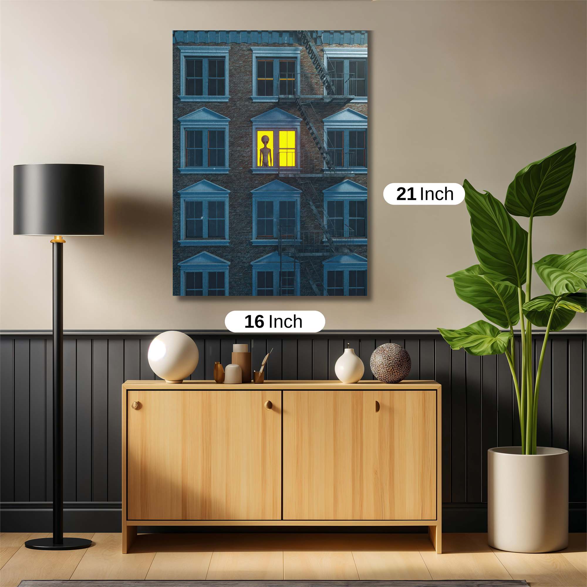Alien Gaze Safe Wall Magnetic / M