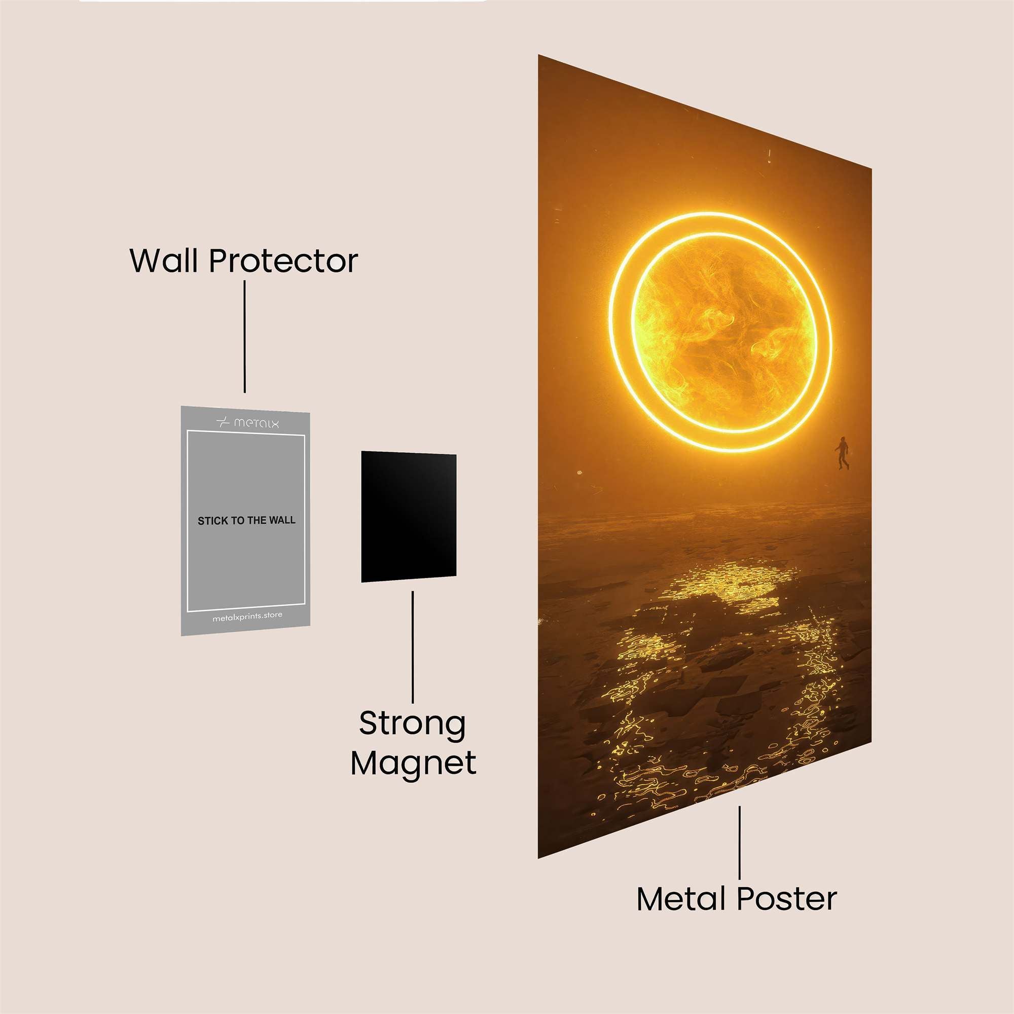Solar Serenity Safe Wall Magnetic / M