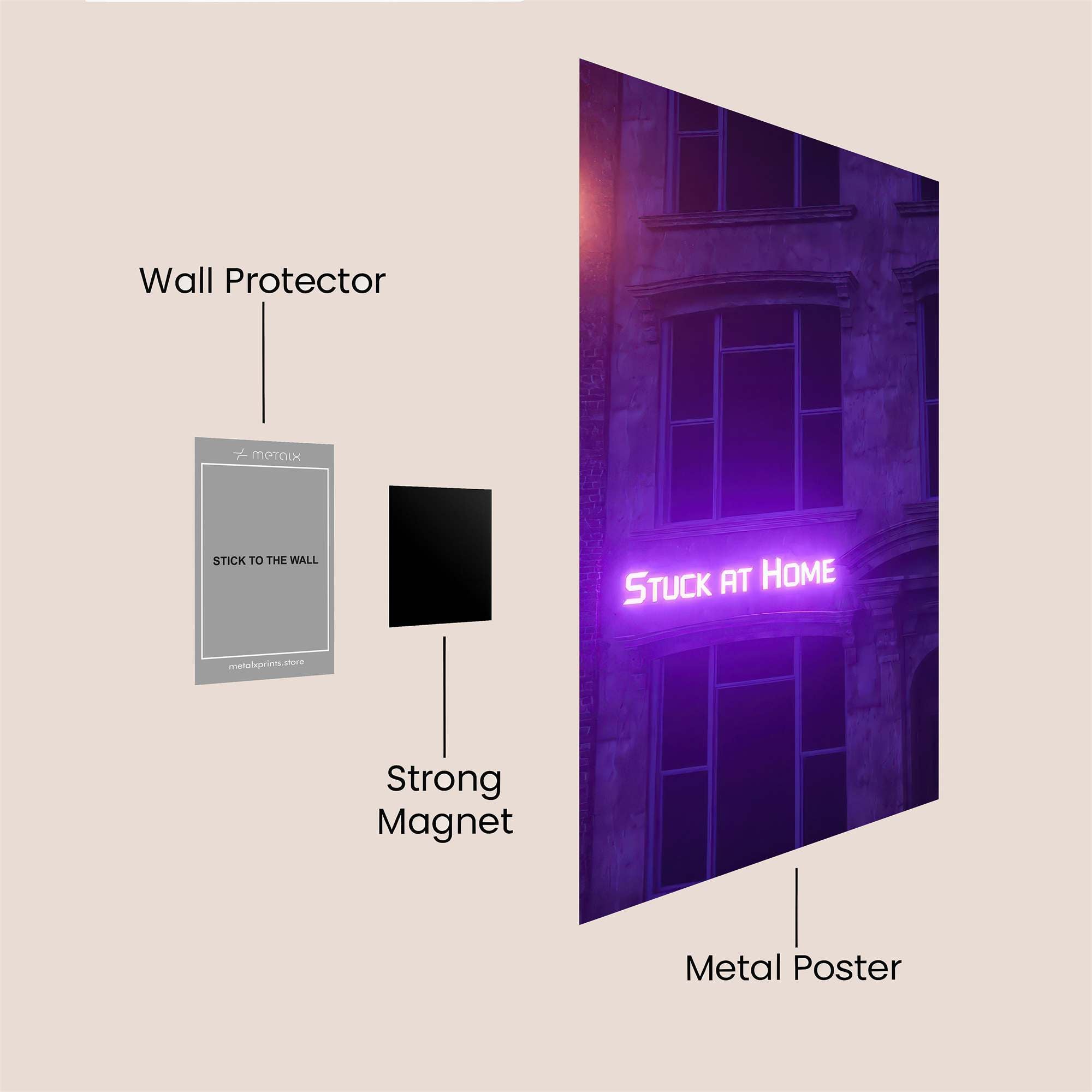Homebound Glow Safe Wall Magnetic / M