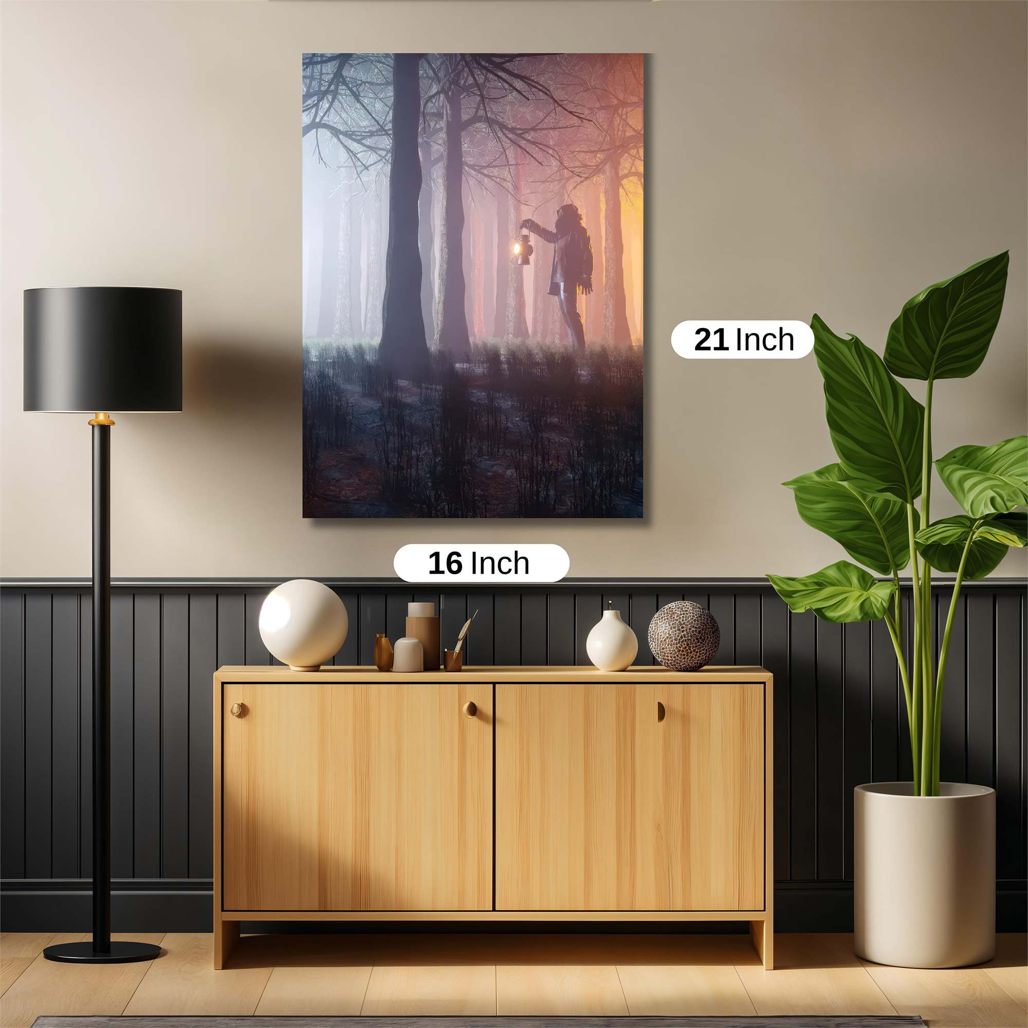 Lantern Whisper Safe Wall Magnetic / M