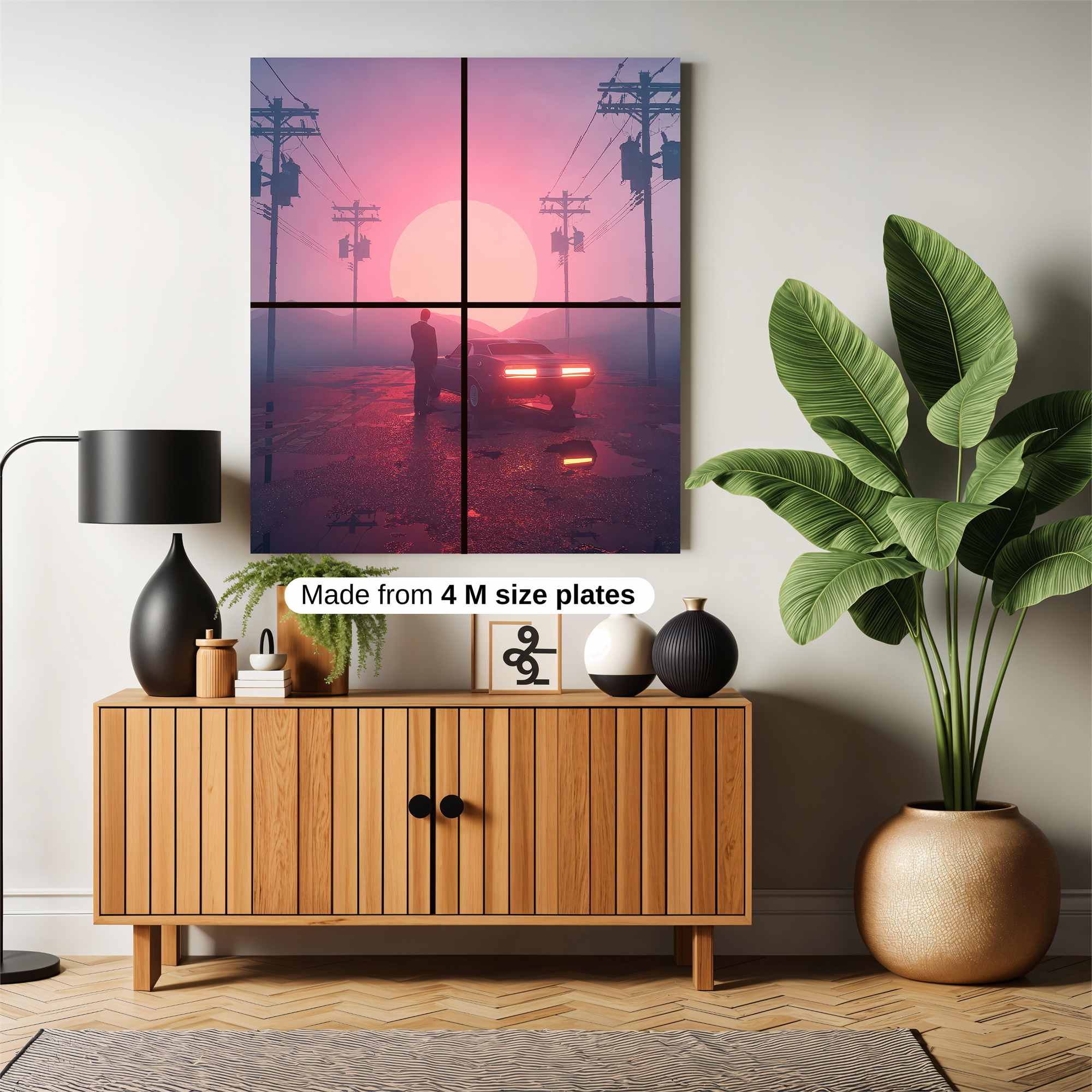 Sunset Solitude Safe Wall Magnetic / M