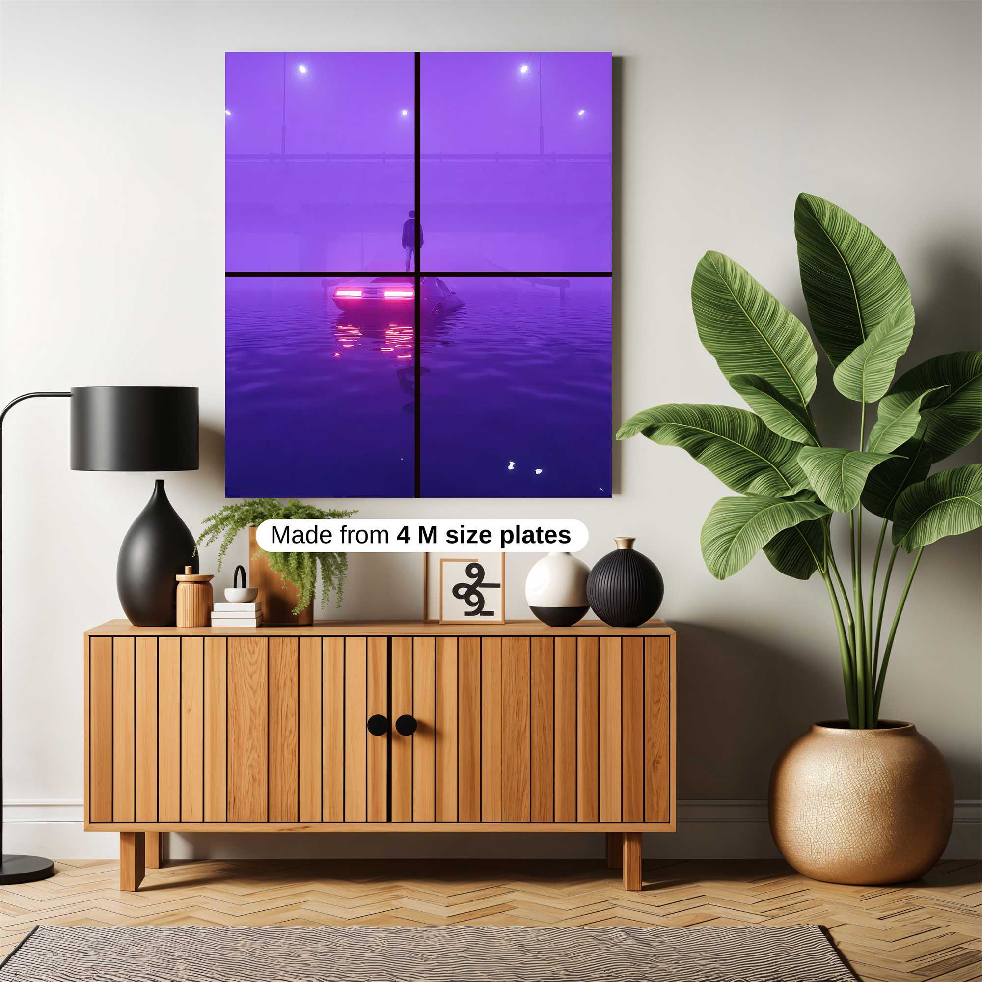 Flooded Solitude Safe Wall Magnetic / M