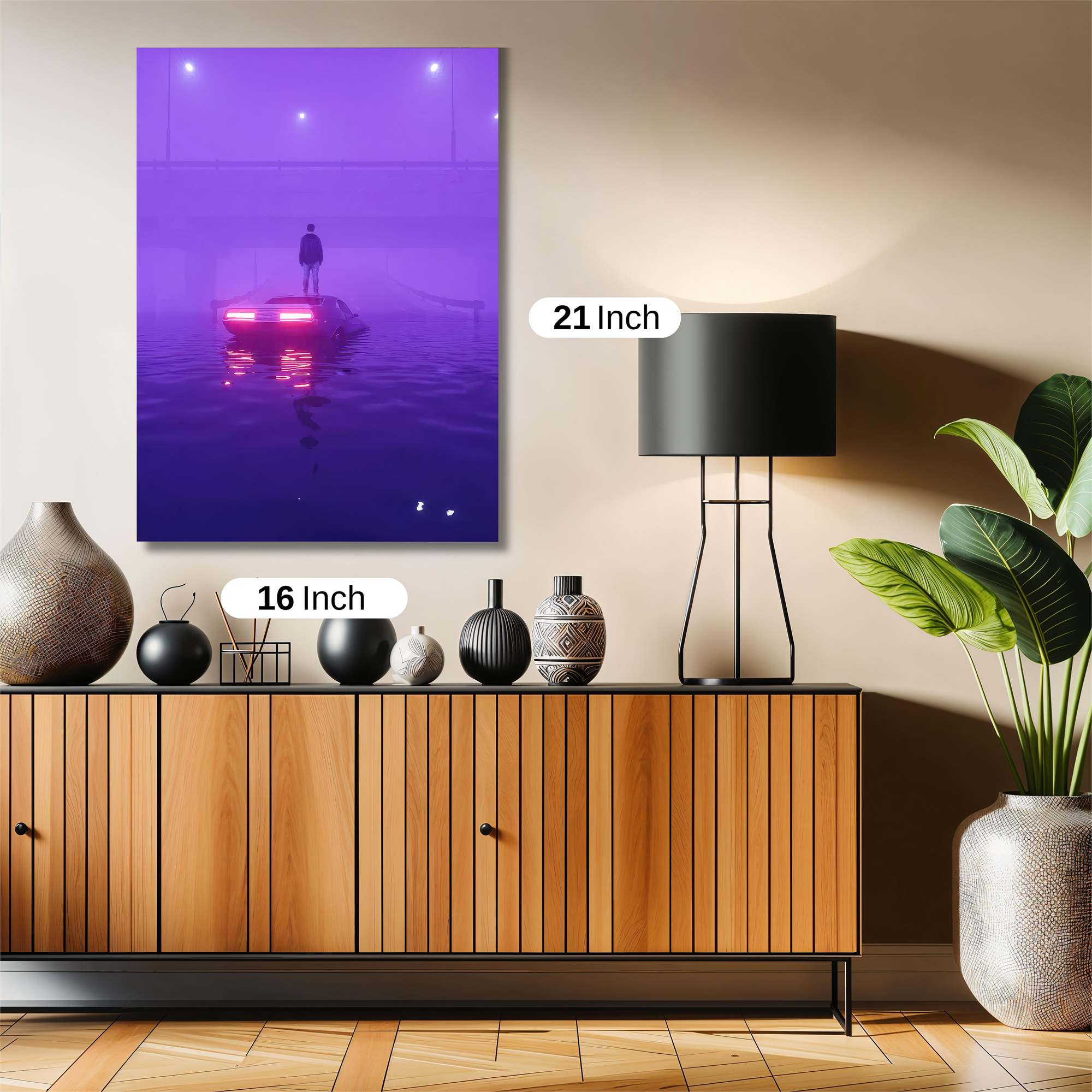 Flooded Solitude Safe Wall Magnetic / M