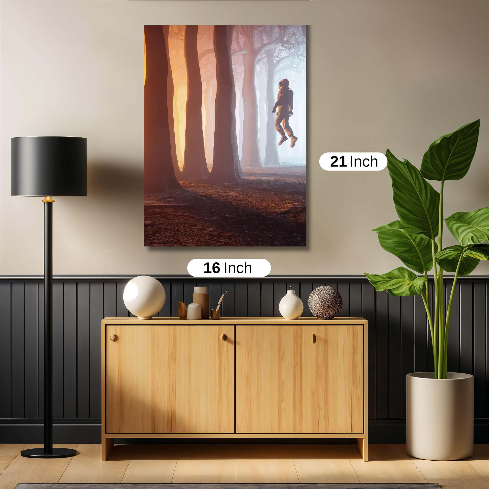 Astronaut Dreamscape Safe Wall Magnetic / M