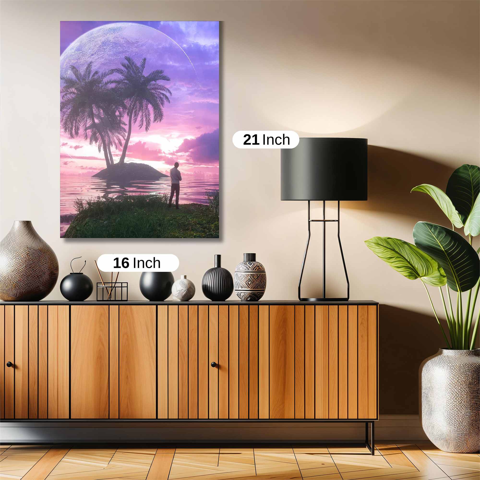 Moonlit Serenity Safe Wall Magnetic / M