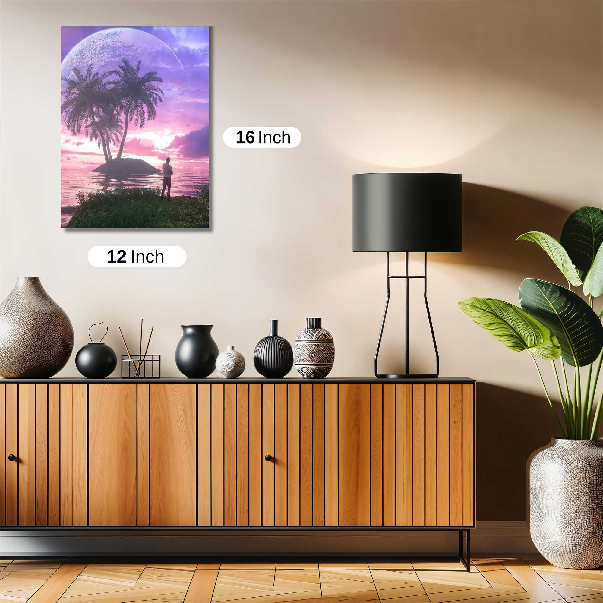 Moonlit Serenity Safe Wall Magnetic / M
