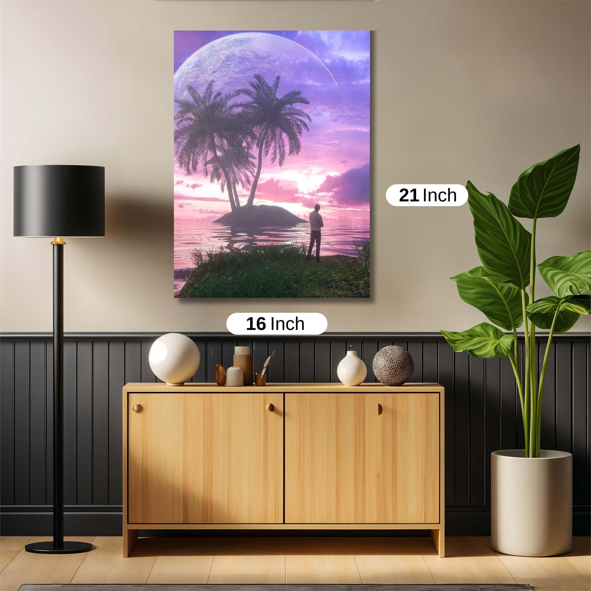 Moonlit Serenity Safe Wall Magnetic / M