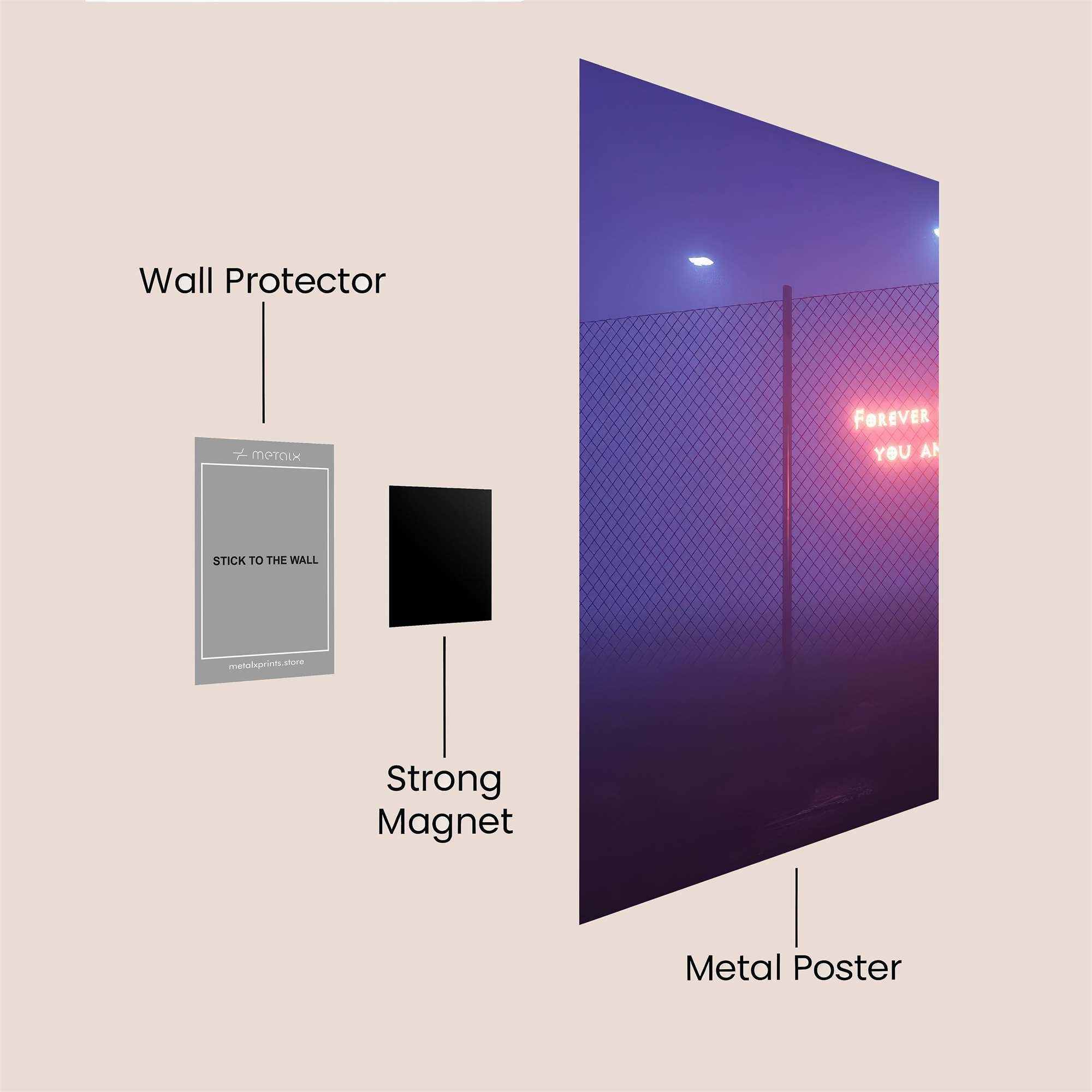Love Enigmatic Safe Wall Magnetic / M
