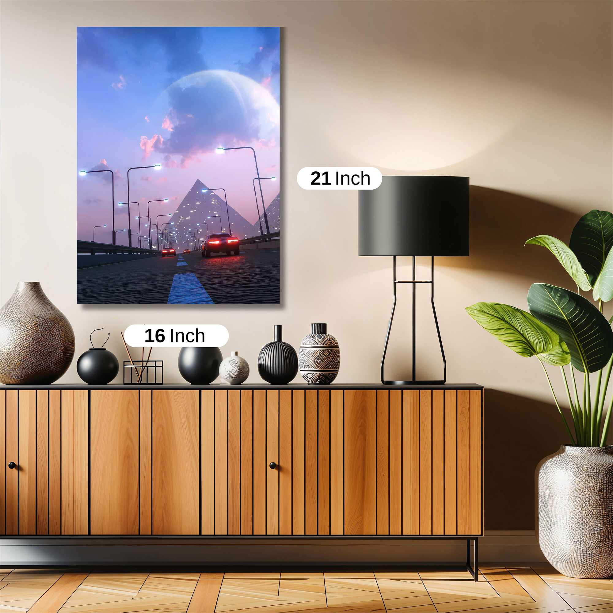 Pyramid Dreamscape Safe Wall Magnetic / M