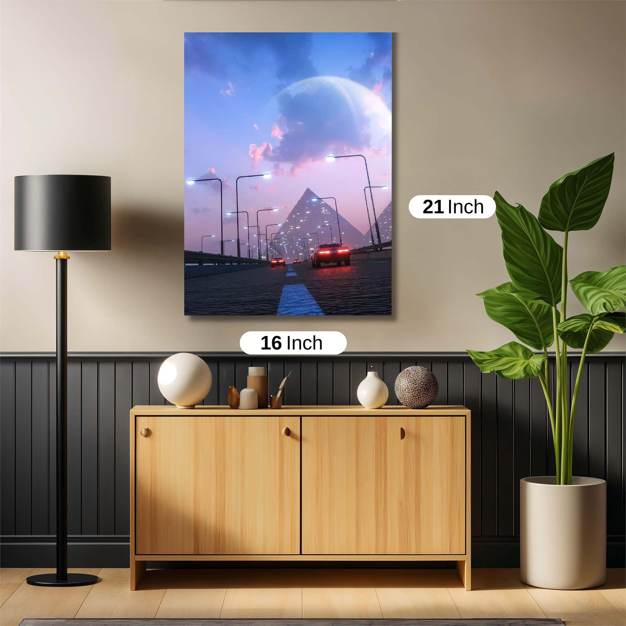 Pyramid Dreamscape Safe Wall Magnetic / M