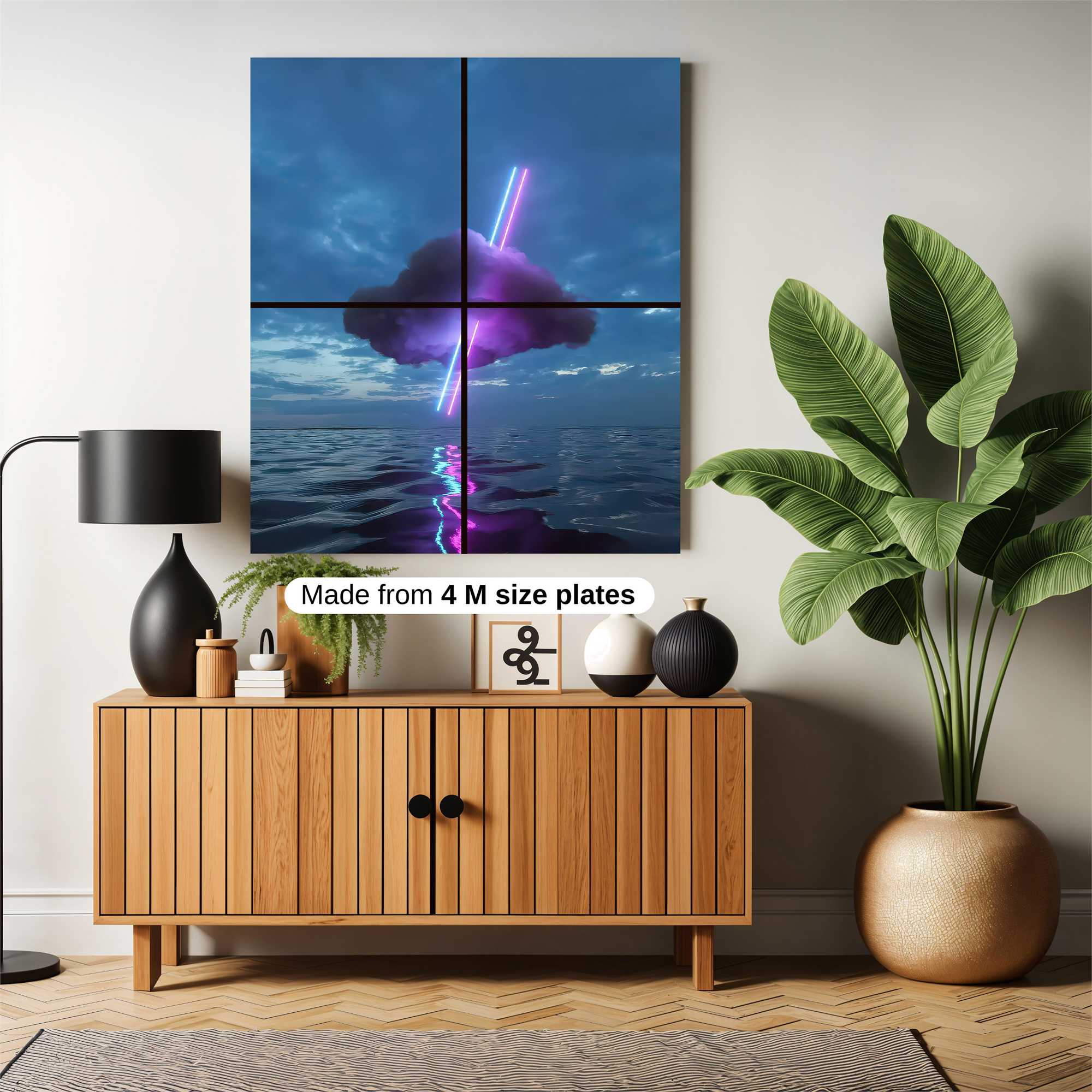Neon Cloud Safe Wall Magnetic / M