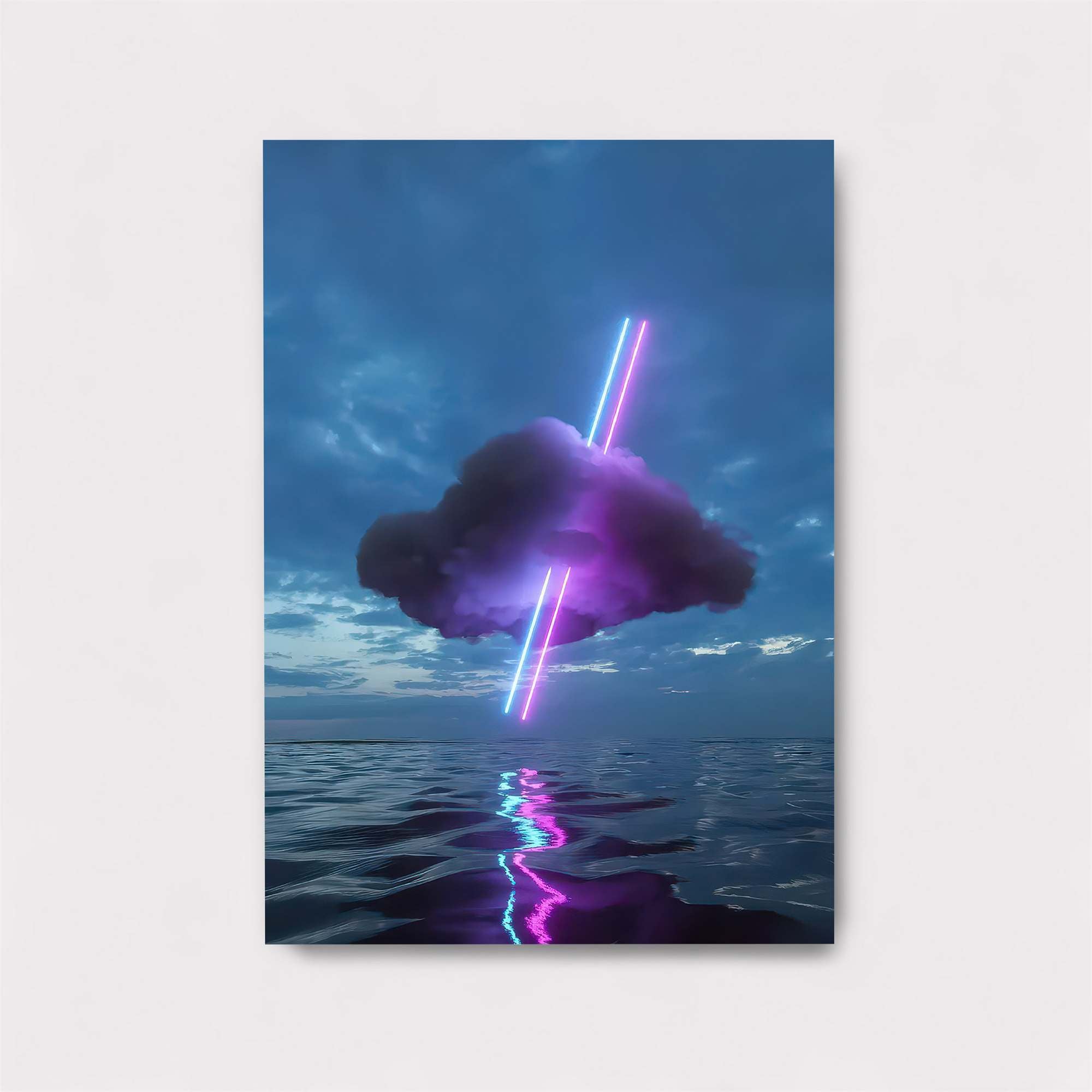 Neon Cloud Safe Wall Magnetic / M
