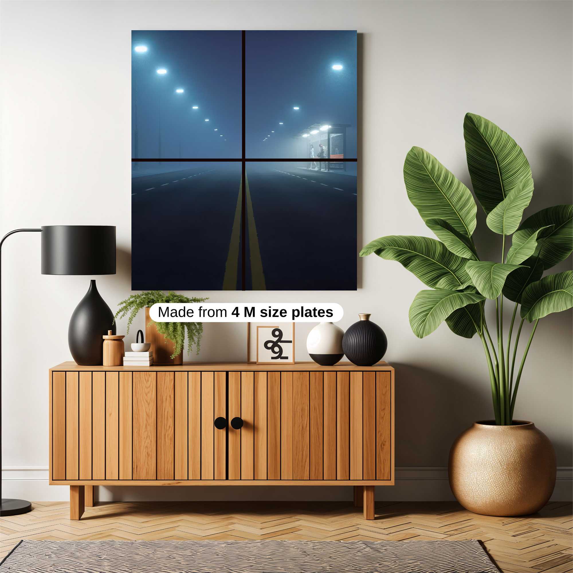 Foggy Solitude Safe Wall Magnetic / M