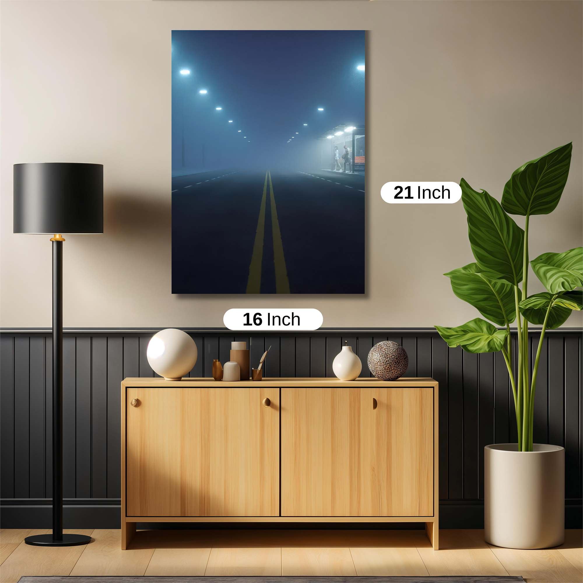 Foggy Solitude Safe Wall Magnetic / M