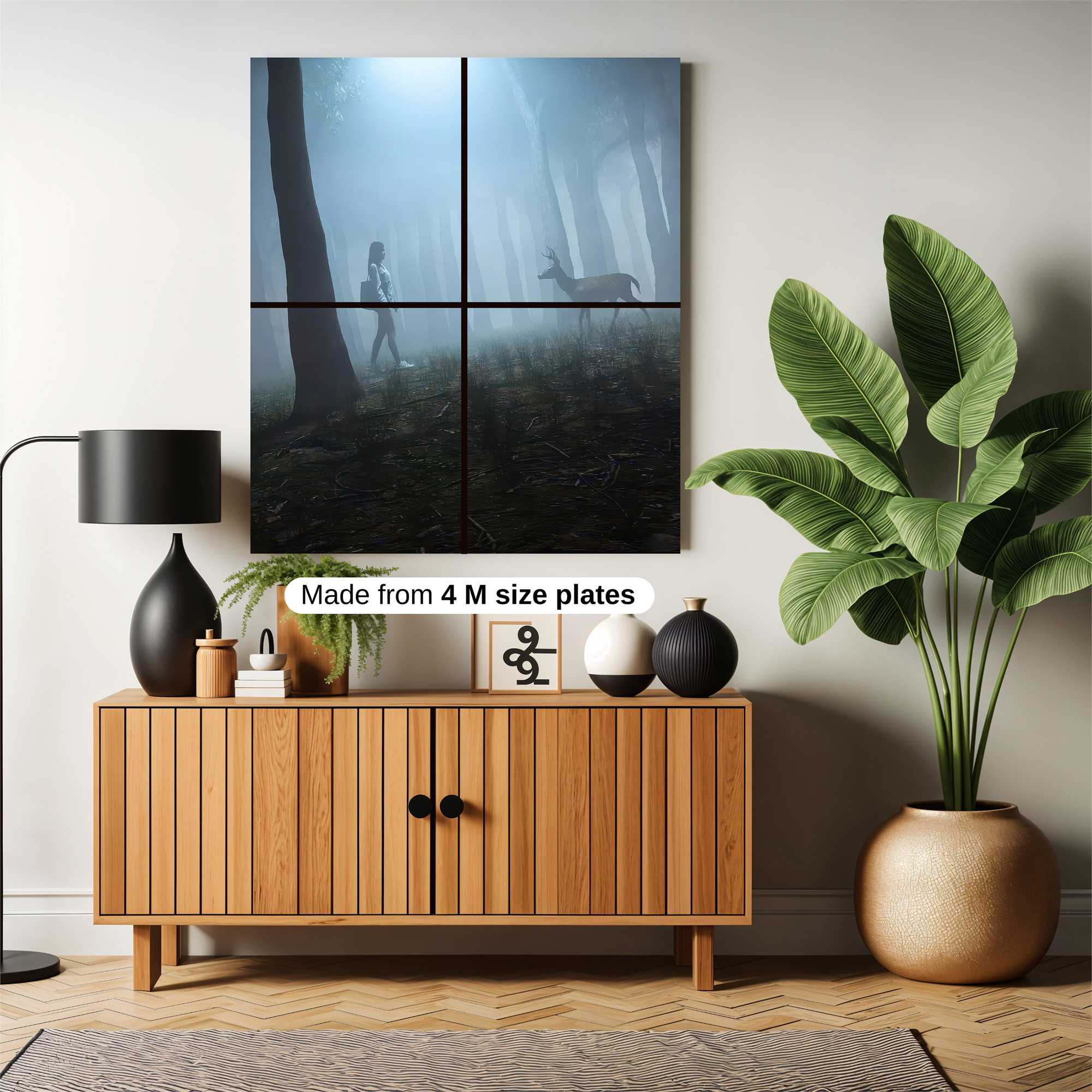 Deer Encounter Safe Wall Magnetic / M