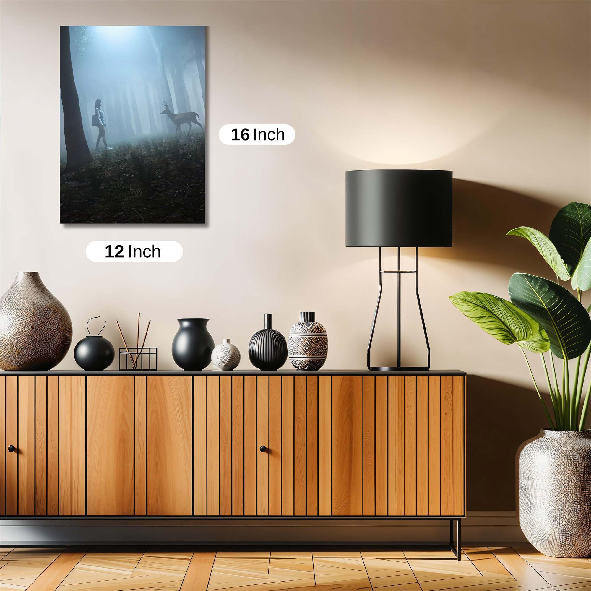 Deer Encounter Safe Wall Magnetic / M