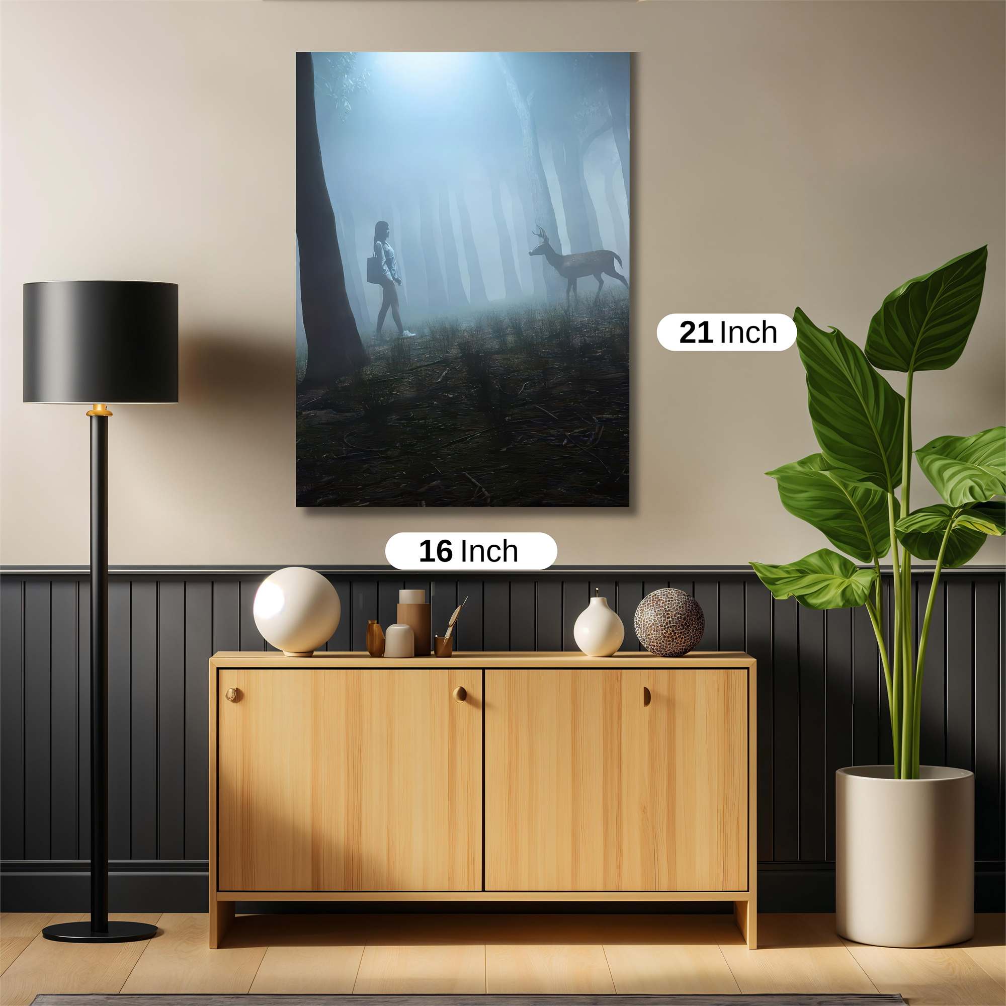 Deer Encounter Safe Wall Magnetic / M