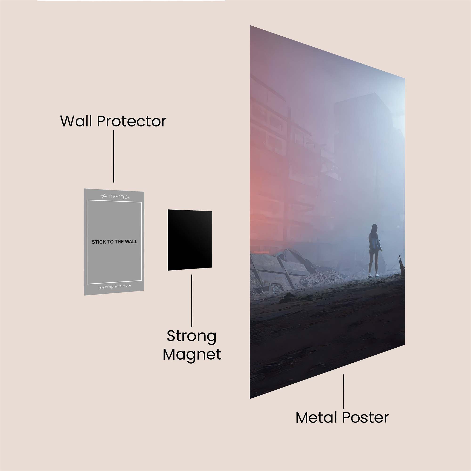 Survivor Gloom Safe Wall Magnetic / M