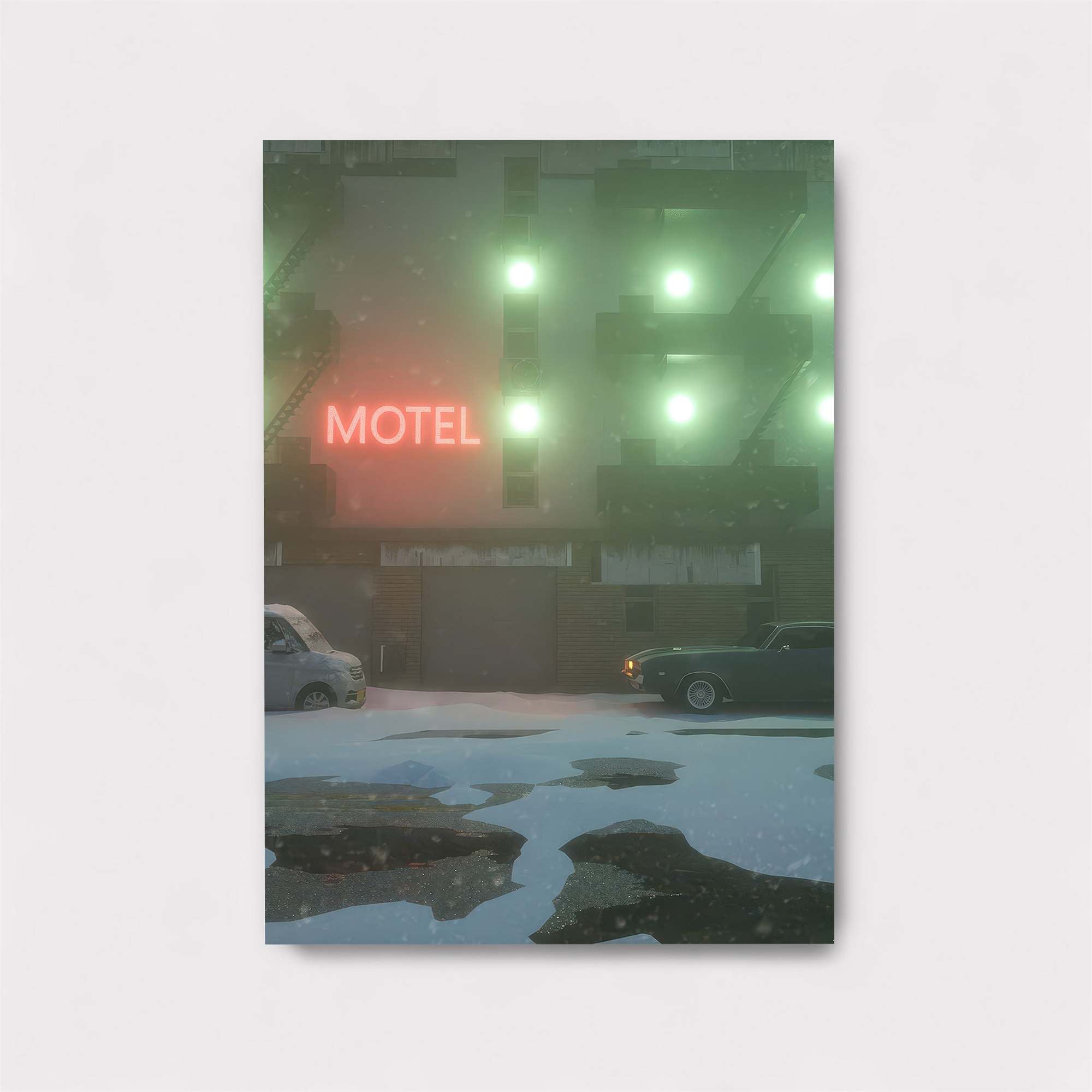 Motel Mystery Safe Wall Magnetic / M