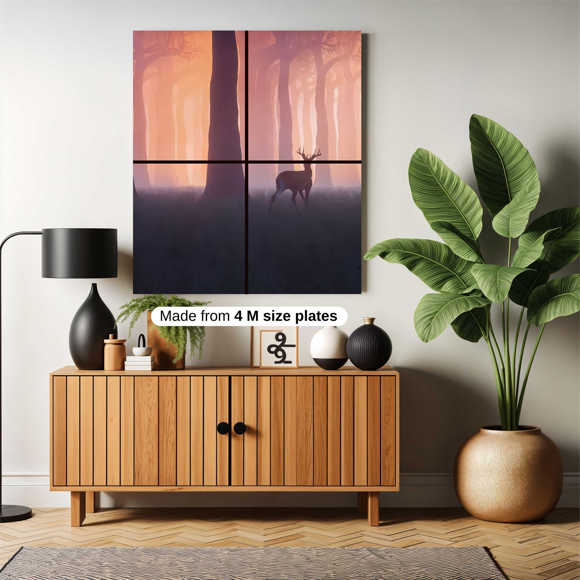 Deer Serenity Safe Wall Magnetic / M