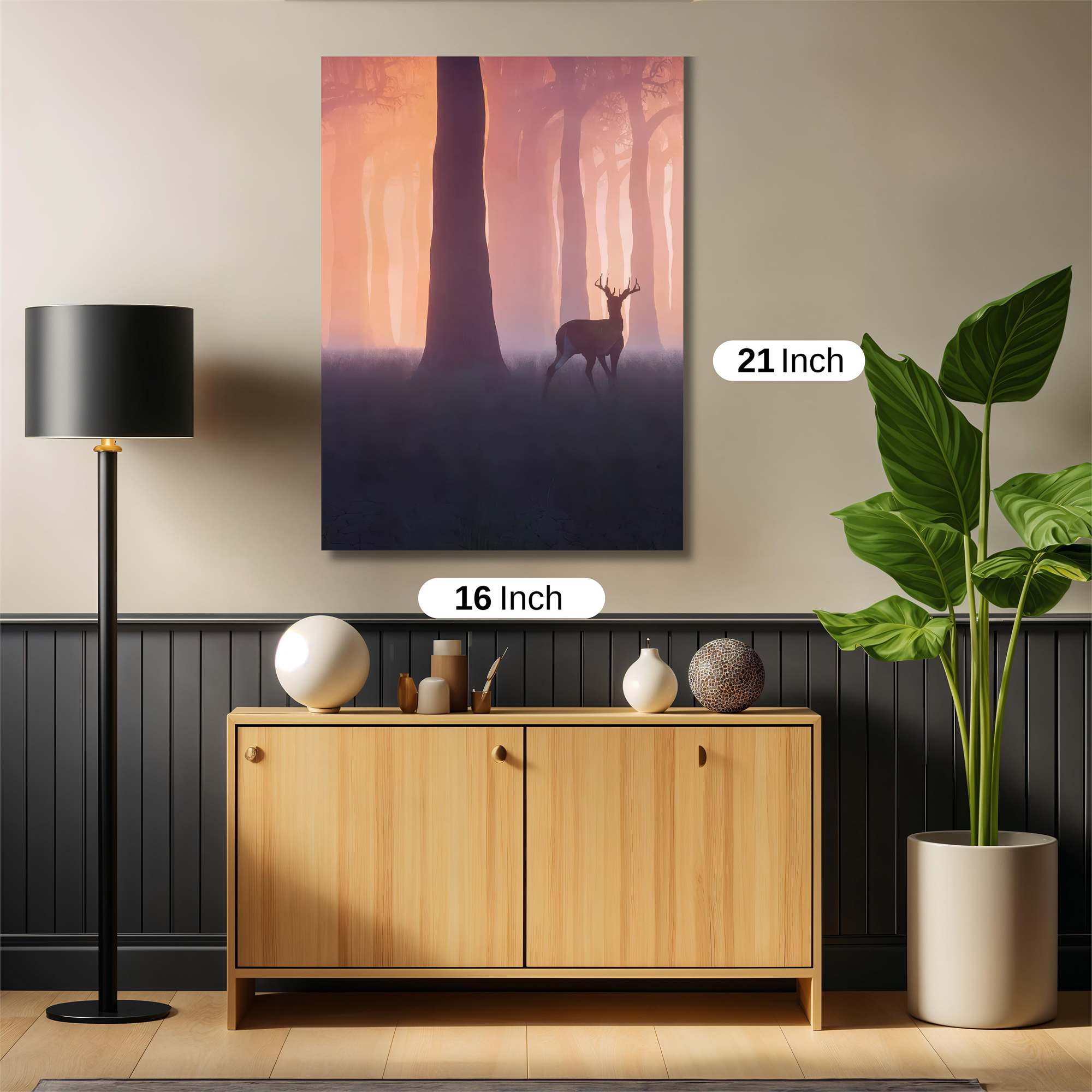 Deer Serenity Safe Wall Magnetic / M