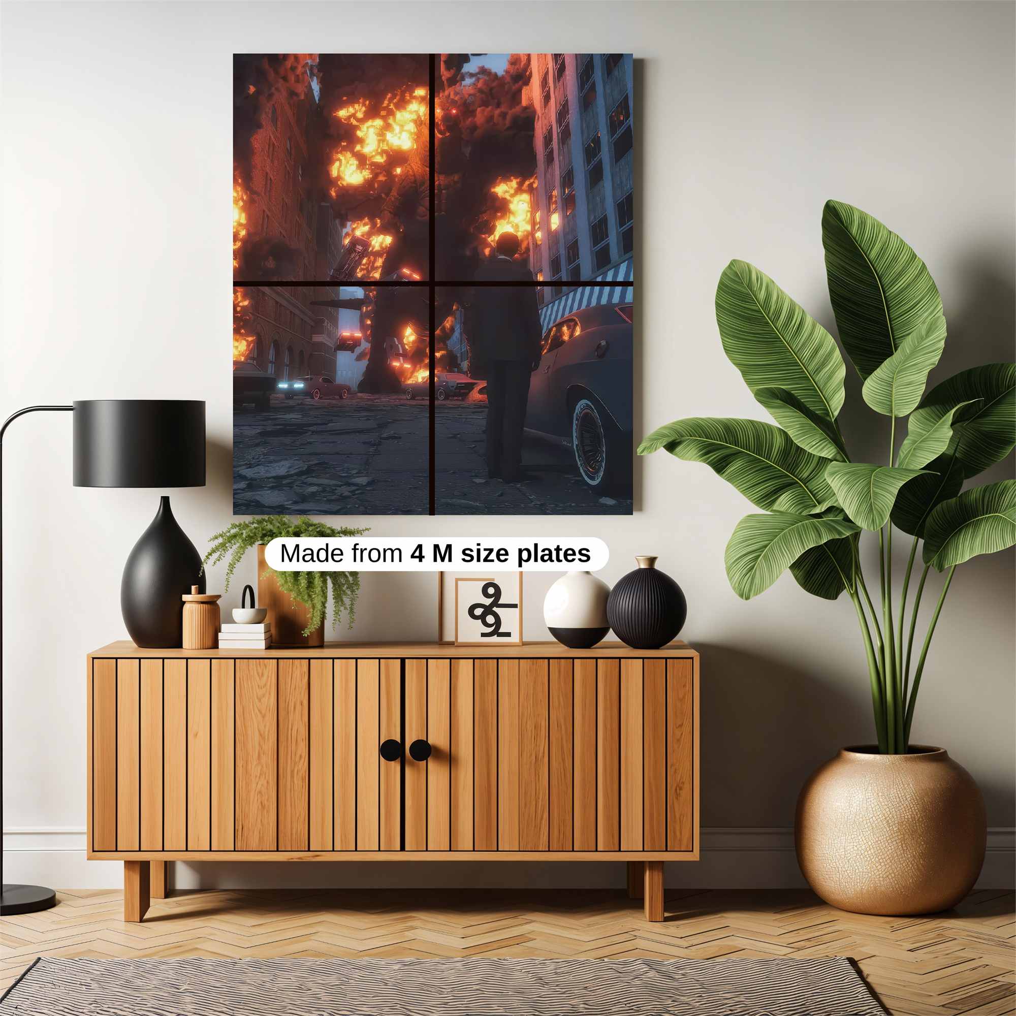 Godzilla Rampage Safe Wall Magnetic / M