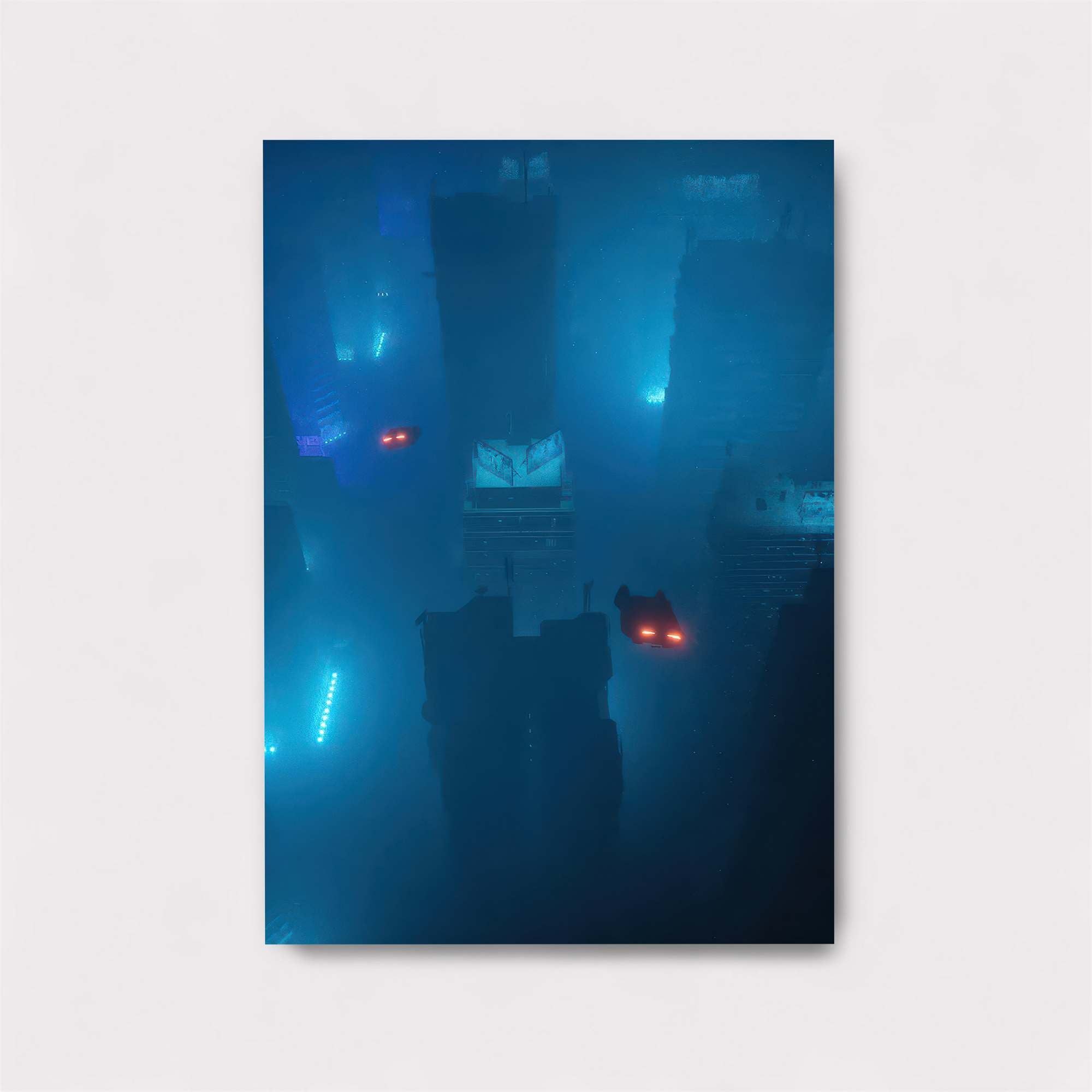 Cityscape Gloom Safe Wall Magnetic / M