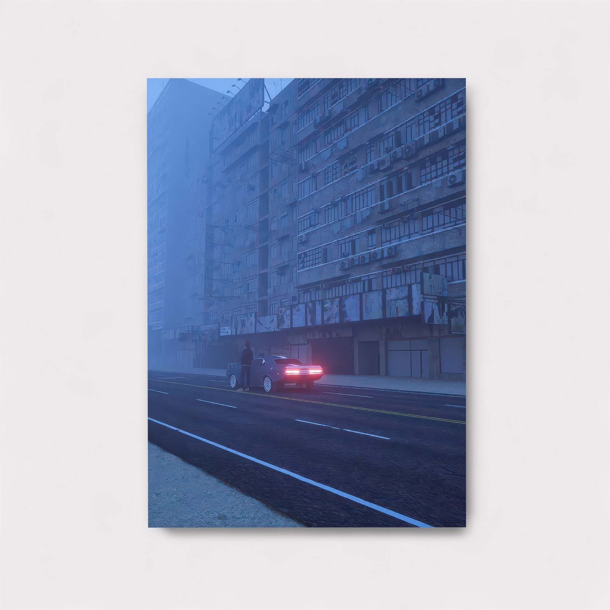 Foggy Desolation Safe Wall Magnetic / M