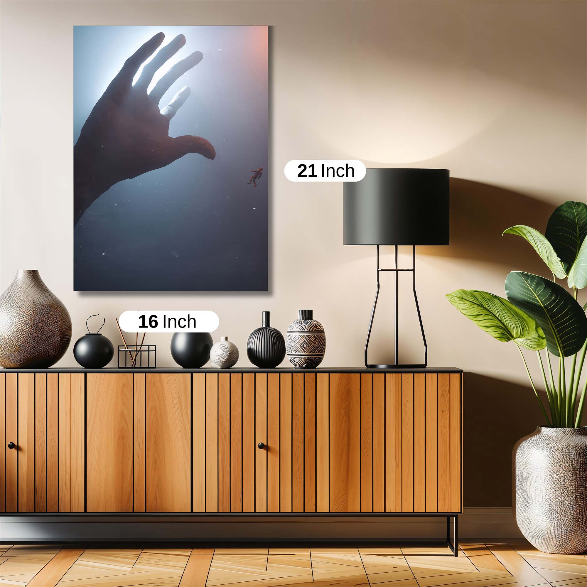 Hand Serenity Safe Wall Magnetic / M