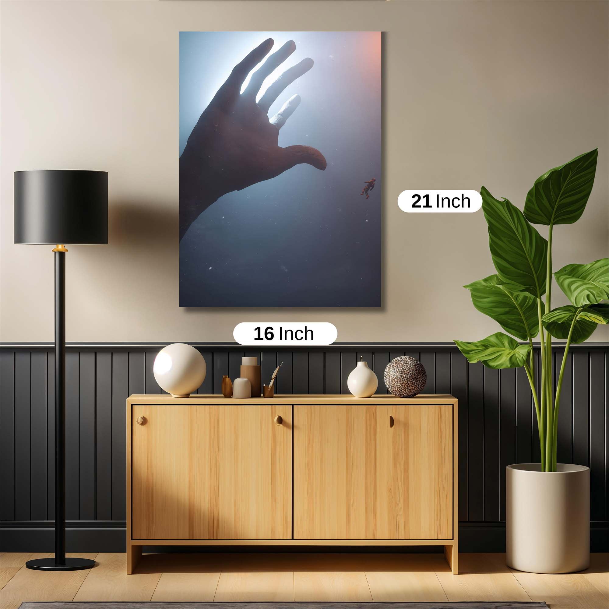 Hand Serenity Safe Wall Magnetic / M